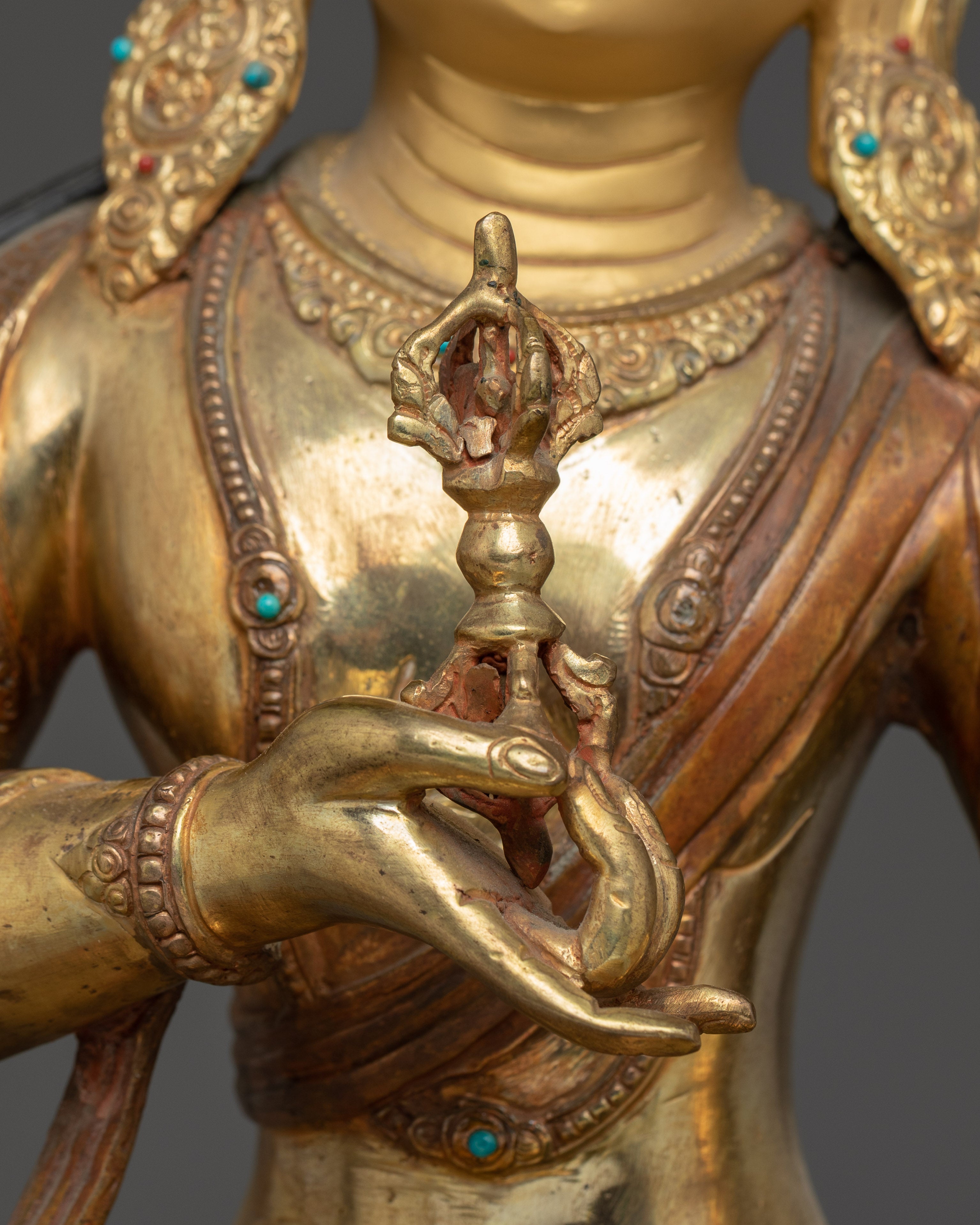 Handcrafted Dorje Sempa Figurine: The Deity of Ultimate Purification