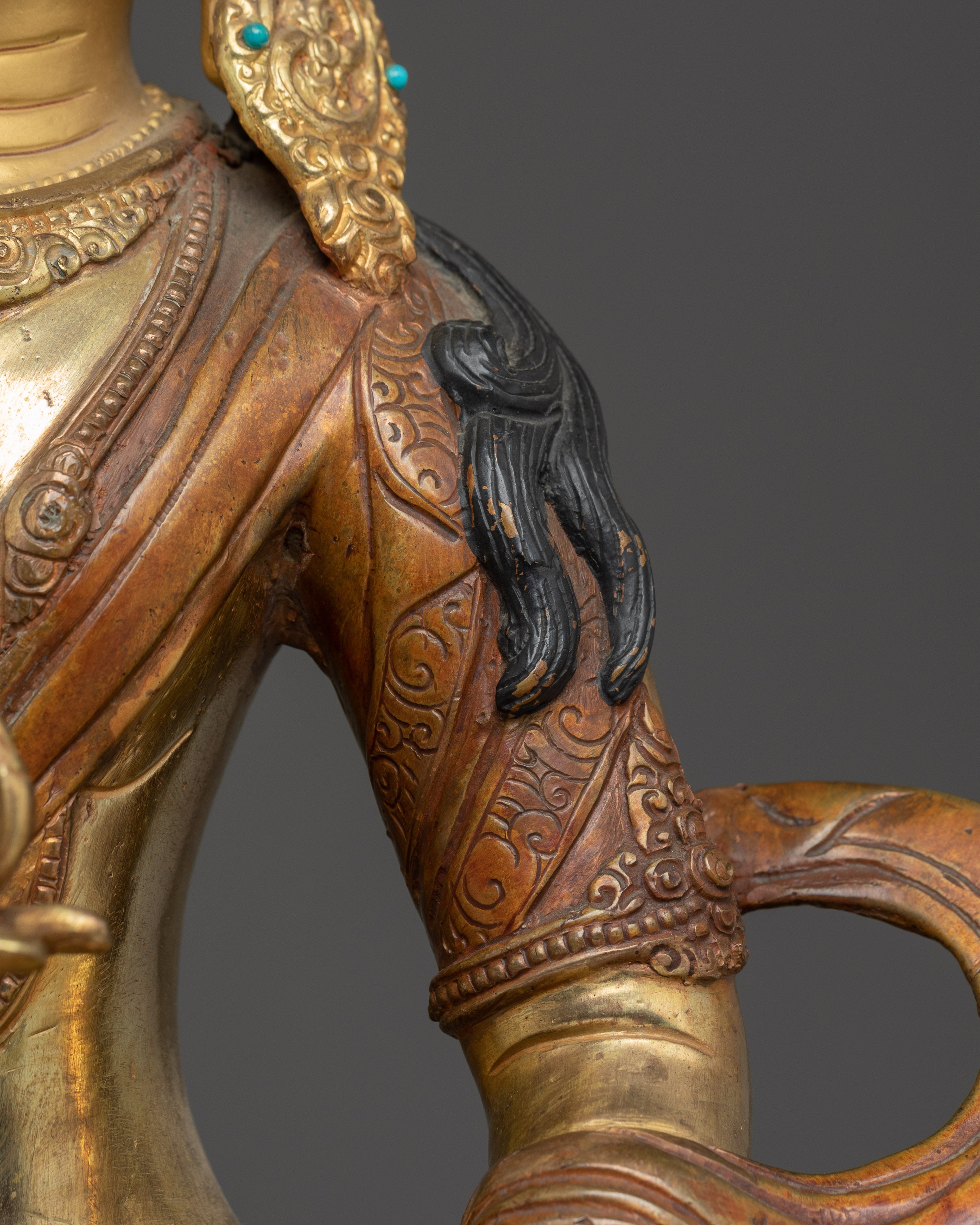 Handcrafted Dorje Sempa Figurine: The Deity of Ultimate Purification