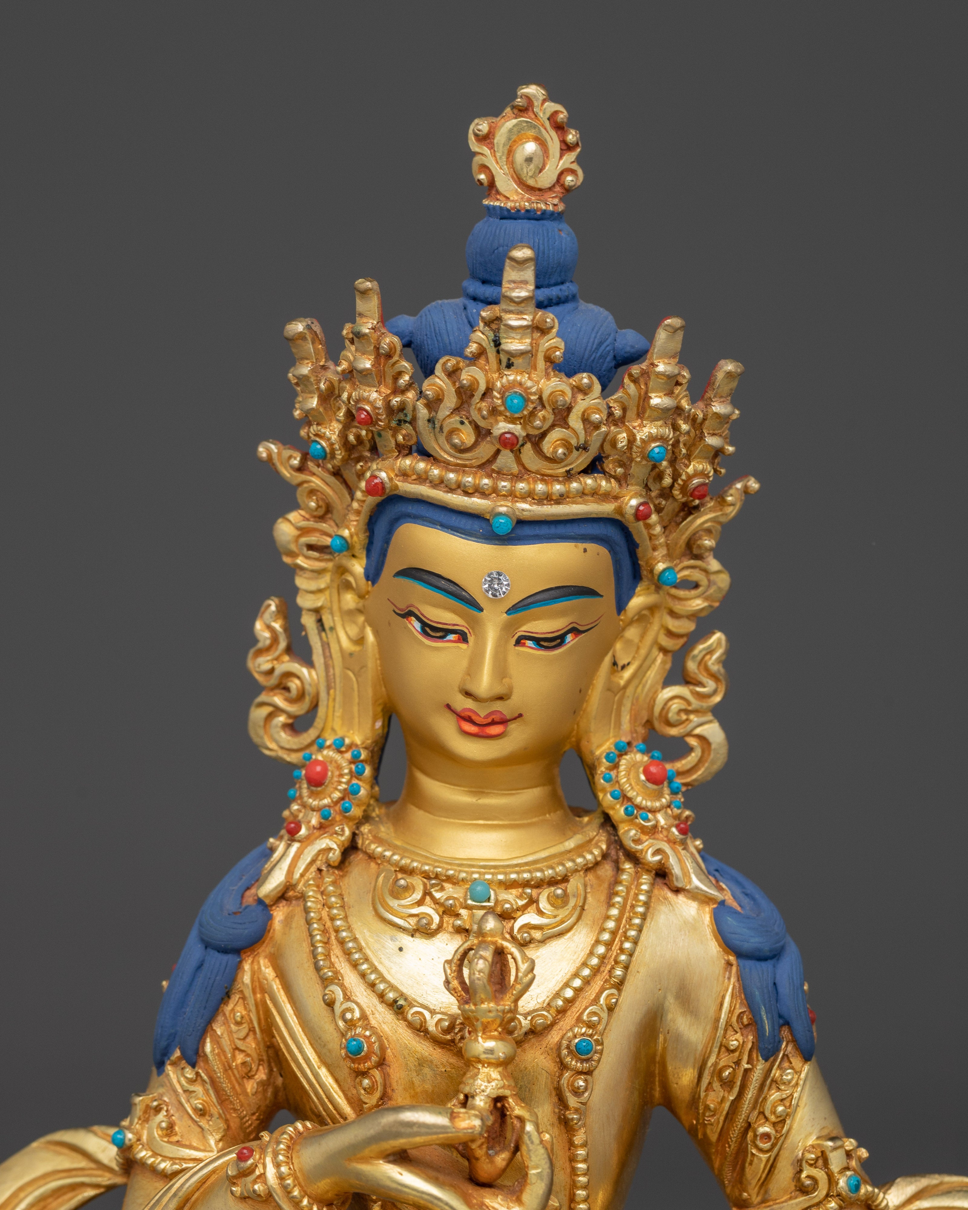 9.1 Inch Handmade Statue of Vajrasattva