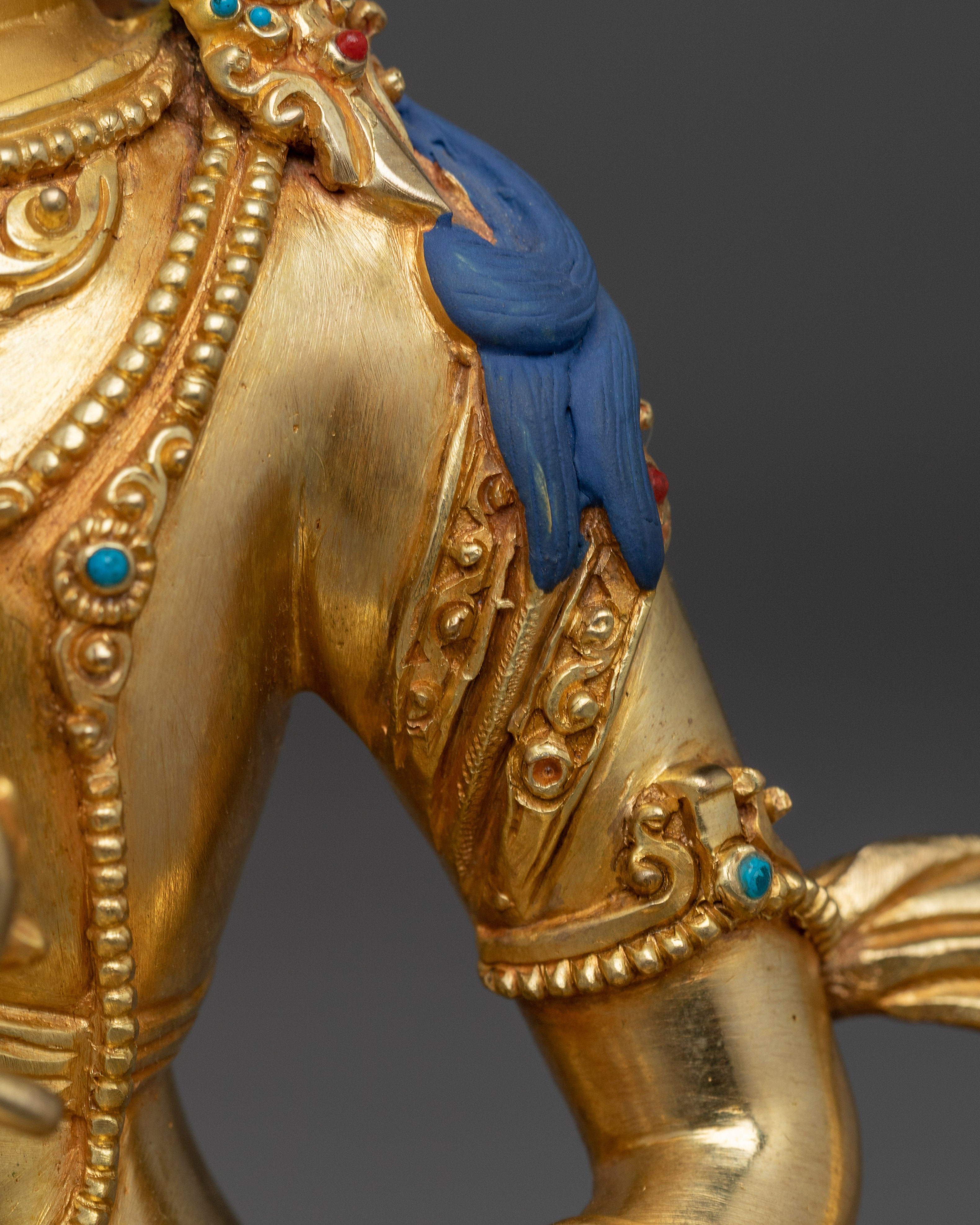 9.1 Inch Handmade Statue of Vajrasattva