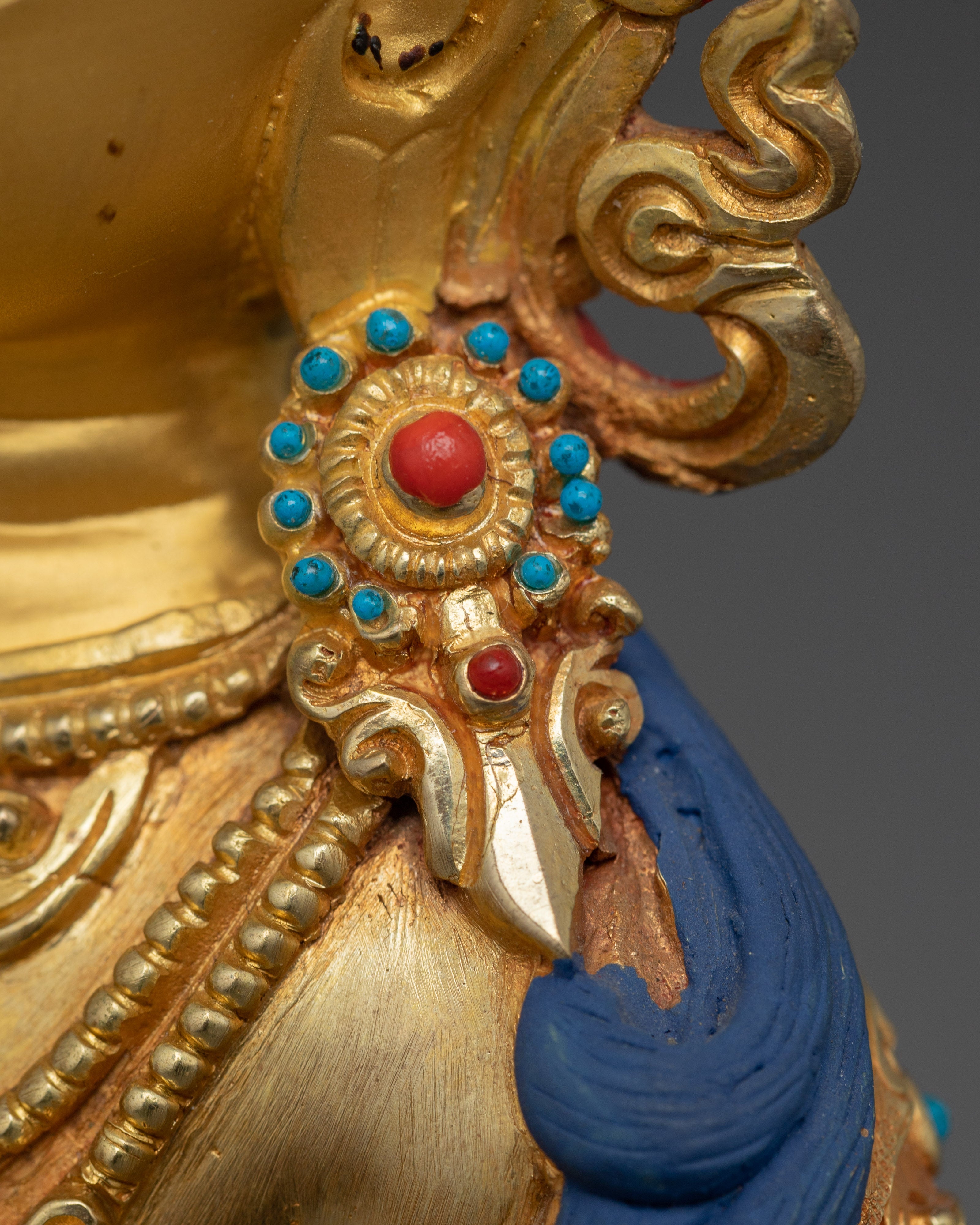 9.1 Inch Handmade Statue of Vajrasattva