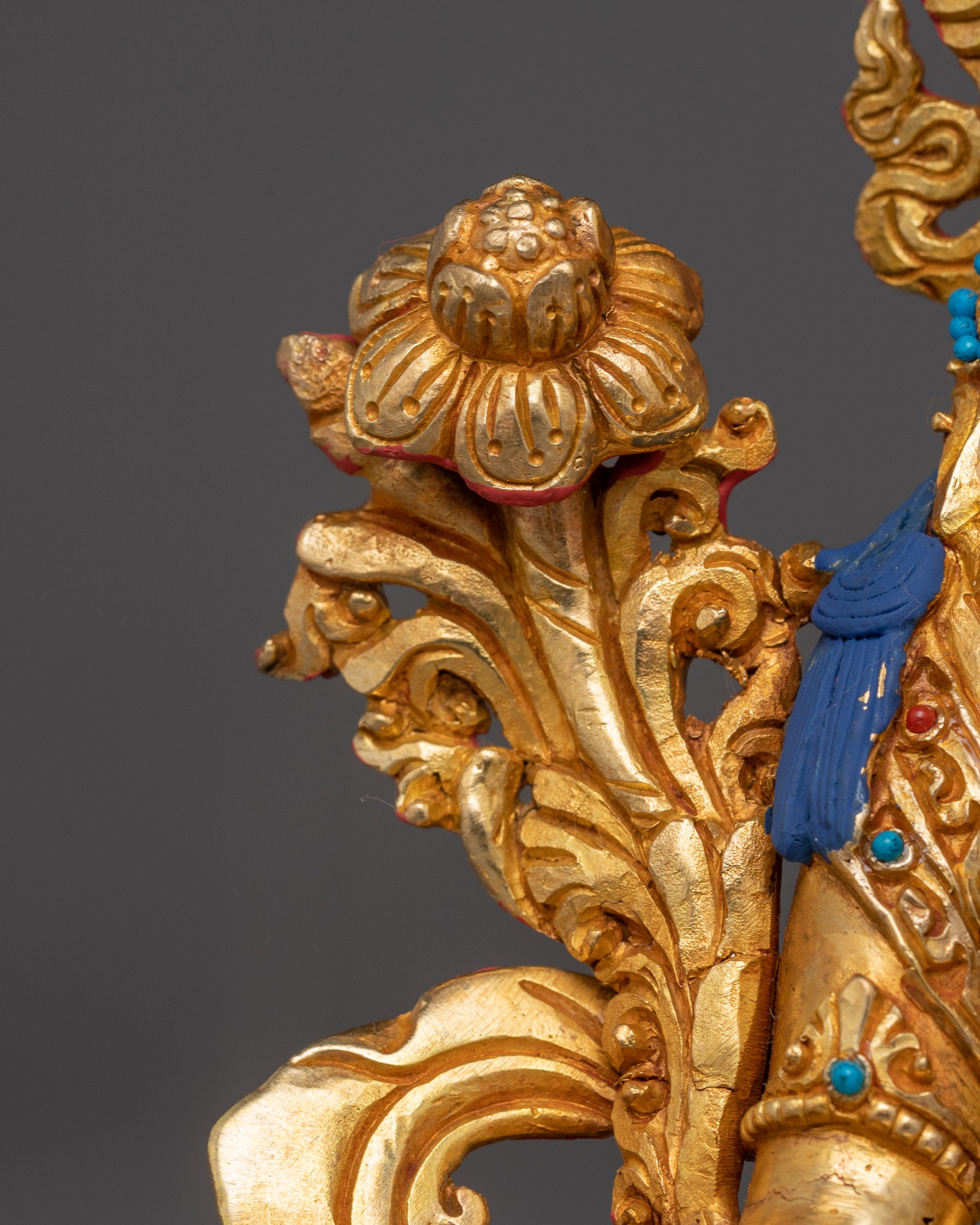 Seven-eyed Healing Goddess White Tara Statue