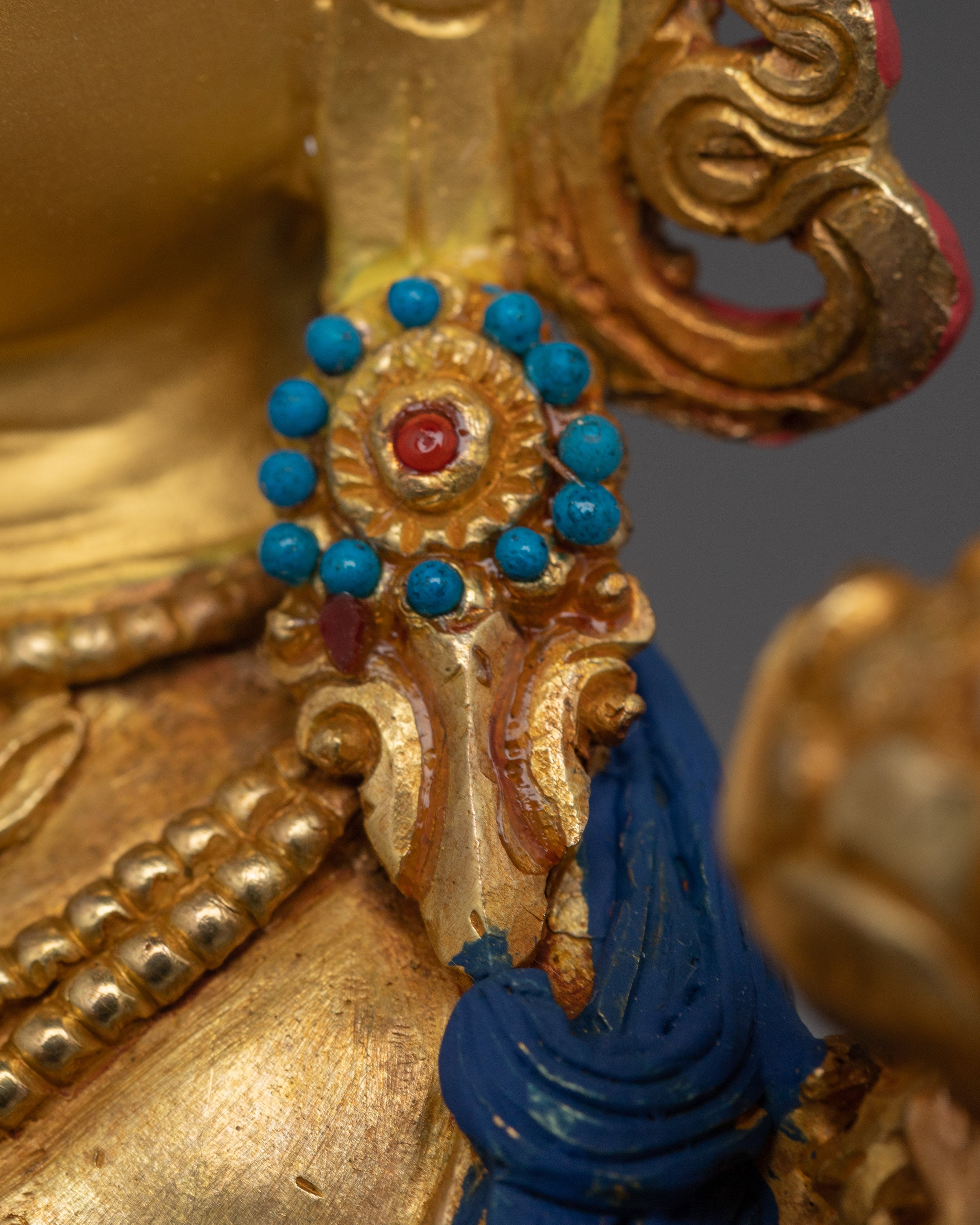 Seven-eyed Healing Goddess White Tara Statue