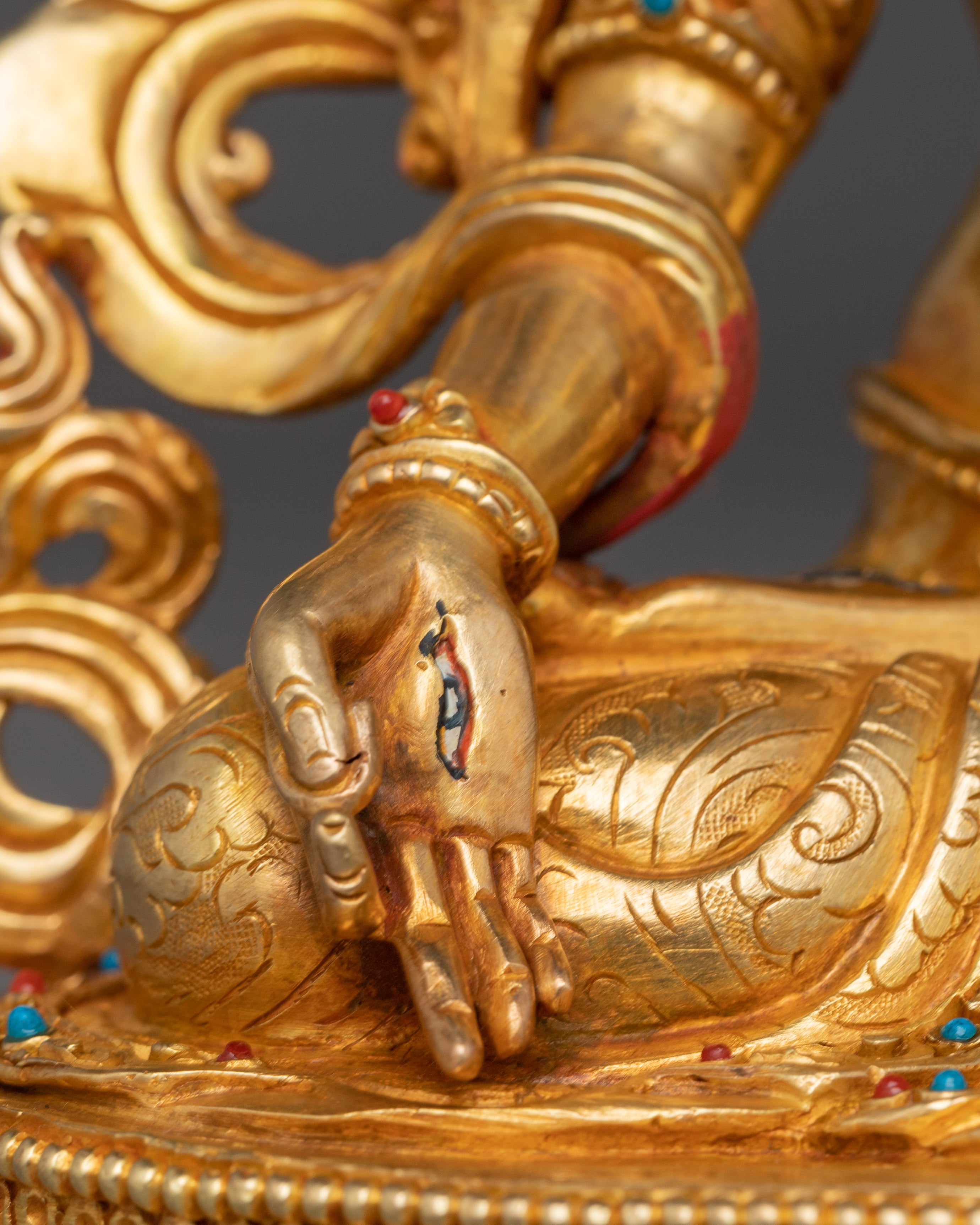 Seven-eyed Healing Goddess White Tara Statue
