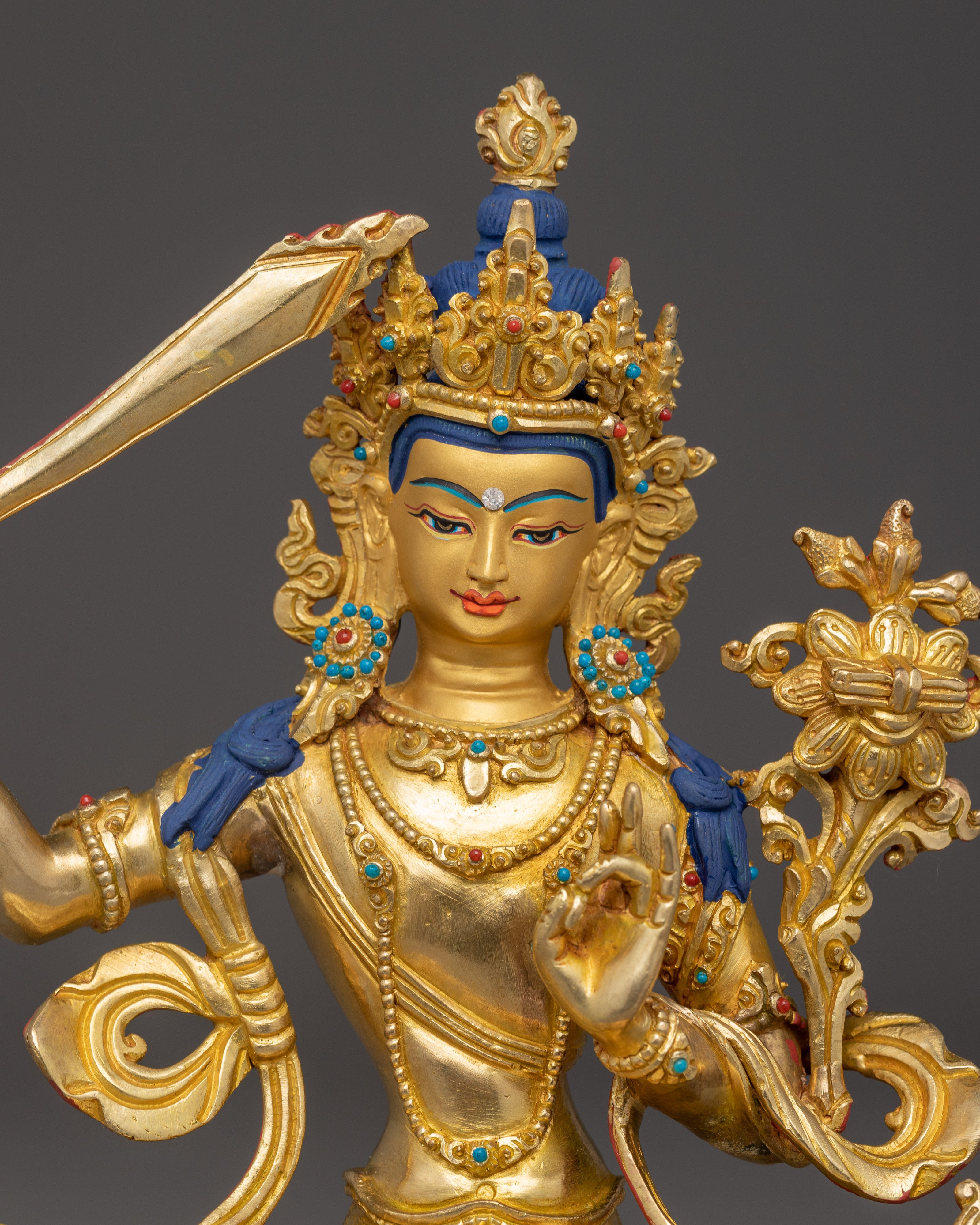 Statue of Manjushri: The Wisdom Bodhisattva