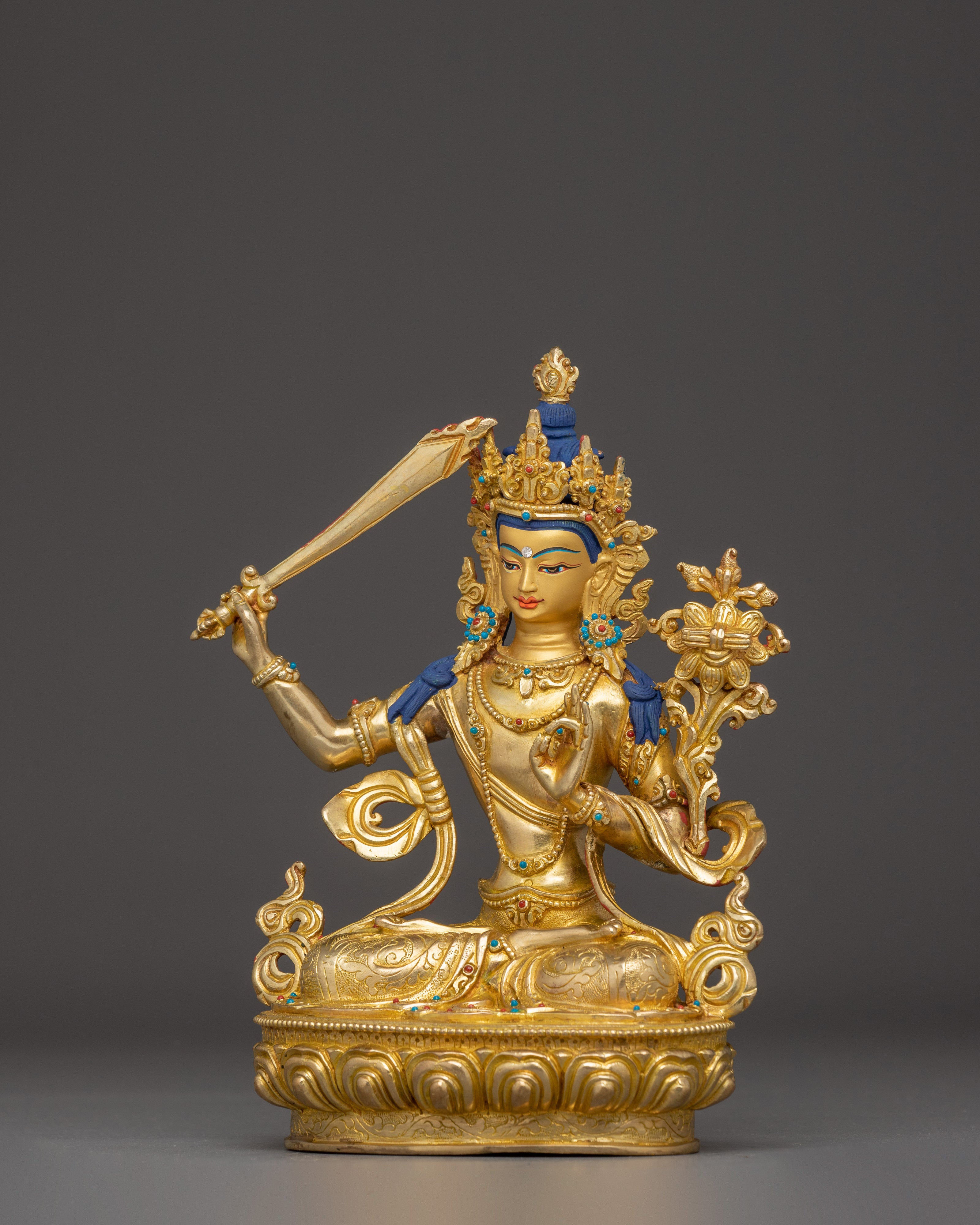 Statue of Manjushri: The Wisdom Bodhisattva