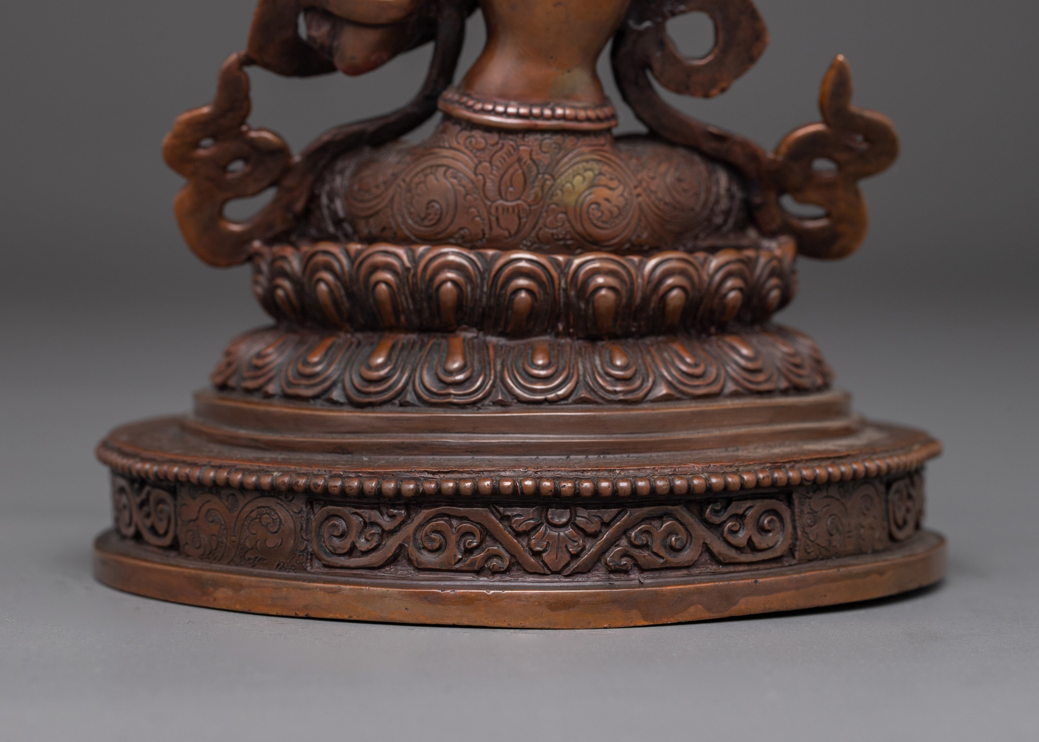 Statue of Manjushri: Symbol of Wisdom and Enlightenment