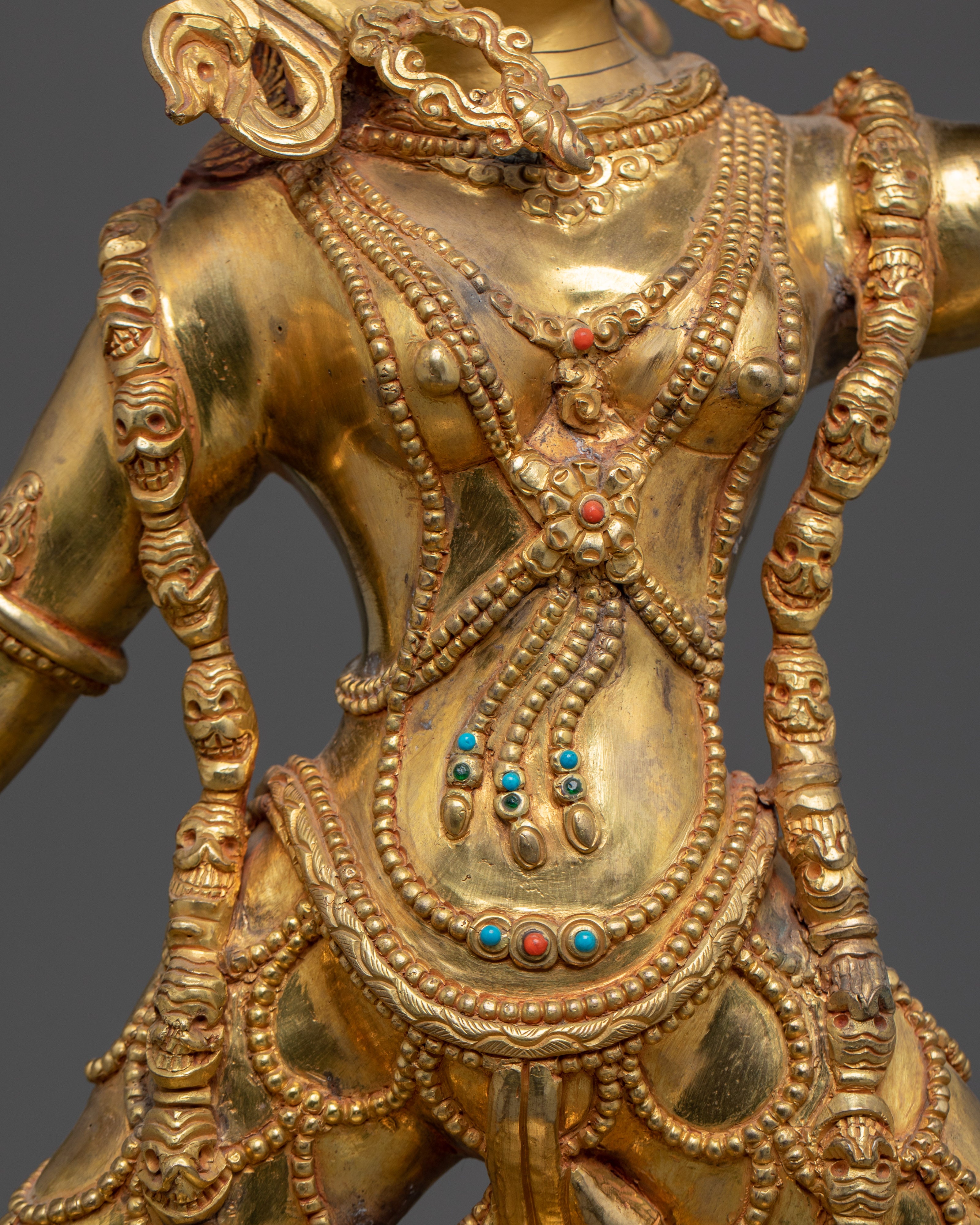 24.2 Inch Vajrayogini Golden Statue | Queen of Dakini