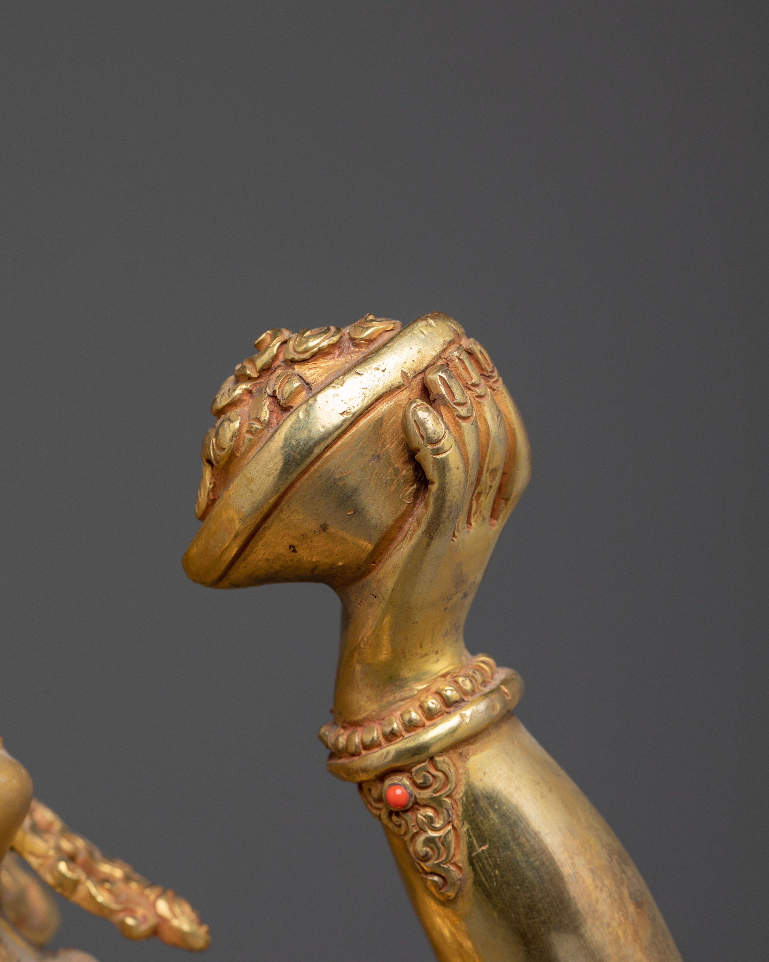 24.2 Inch Vajrayogini Golden Statue | Queen of Dakini