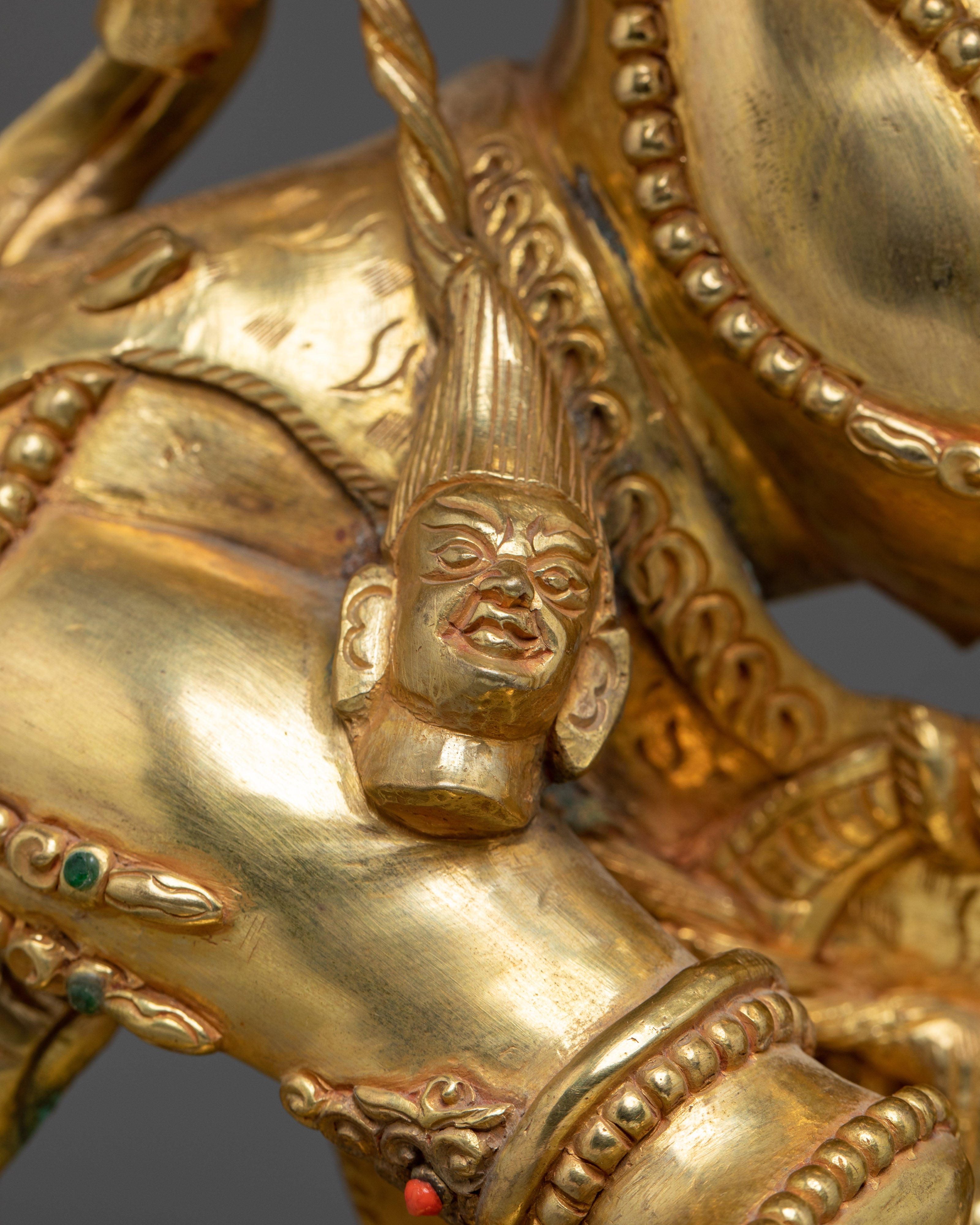 Lion Headed Dakini Simha Mukha Statue