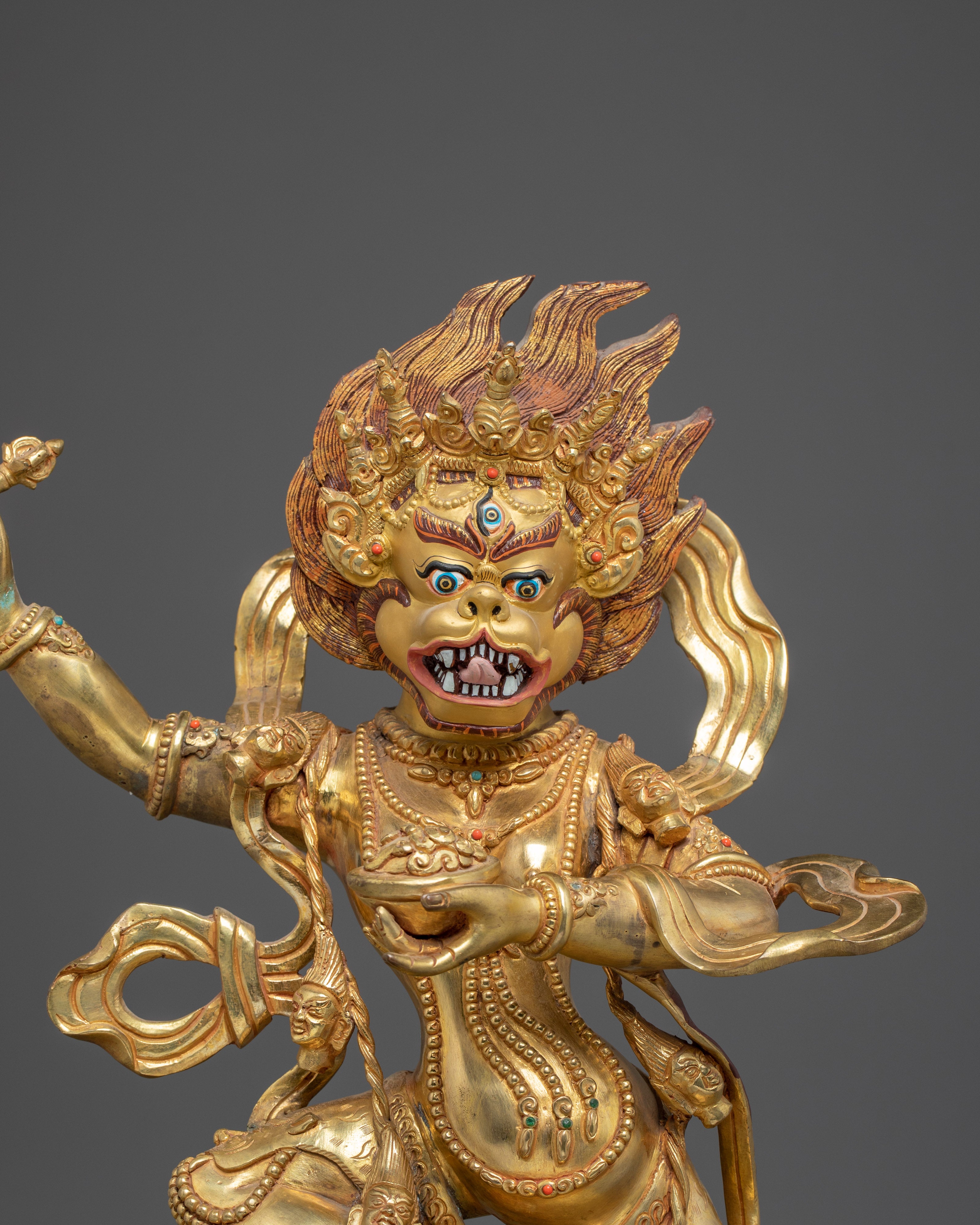 Lion Headed Dakini Simha Mukha Statue