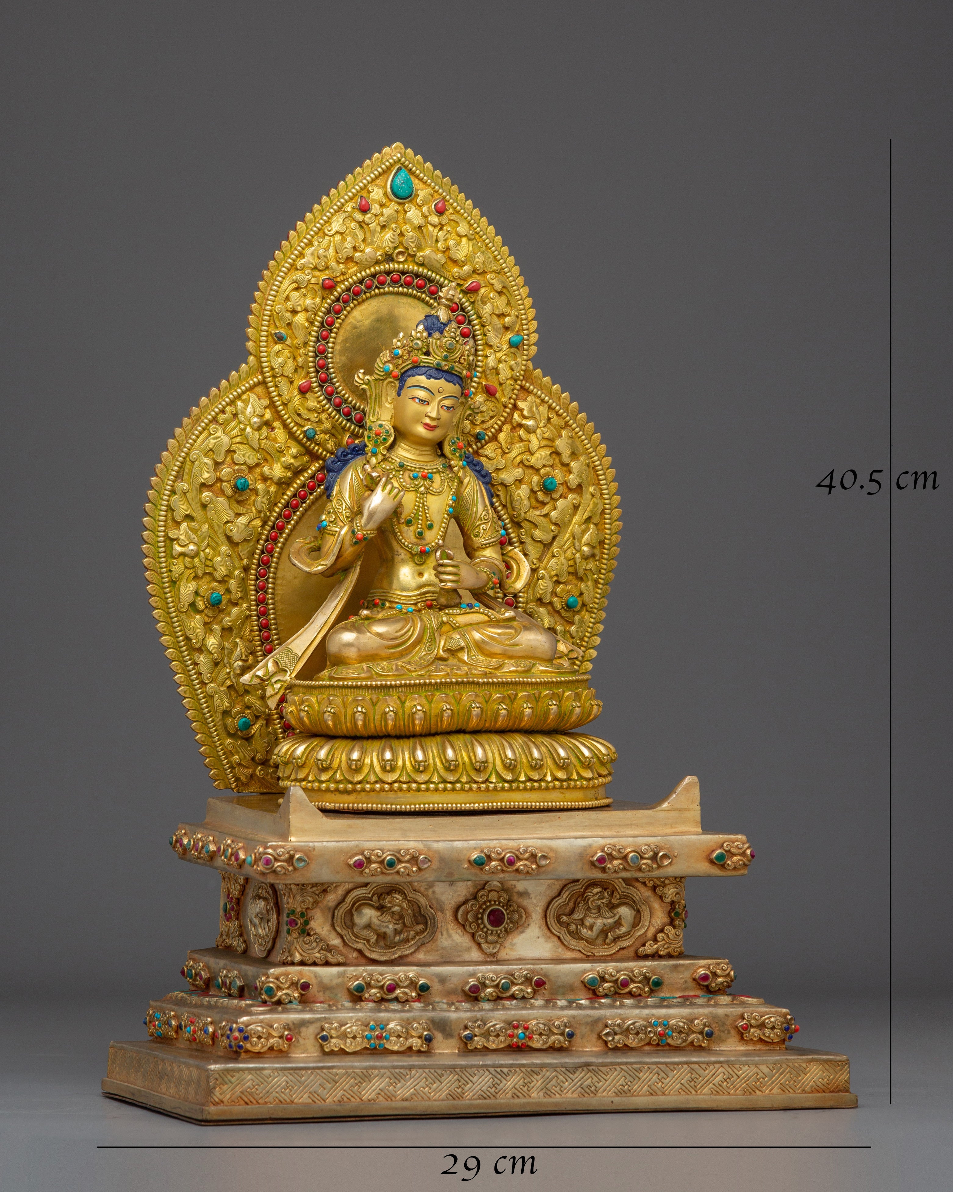 Majestic Statue of Vajrasattva: Karma Purifier Deity