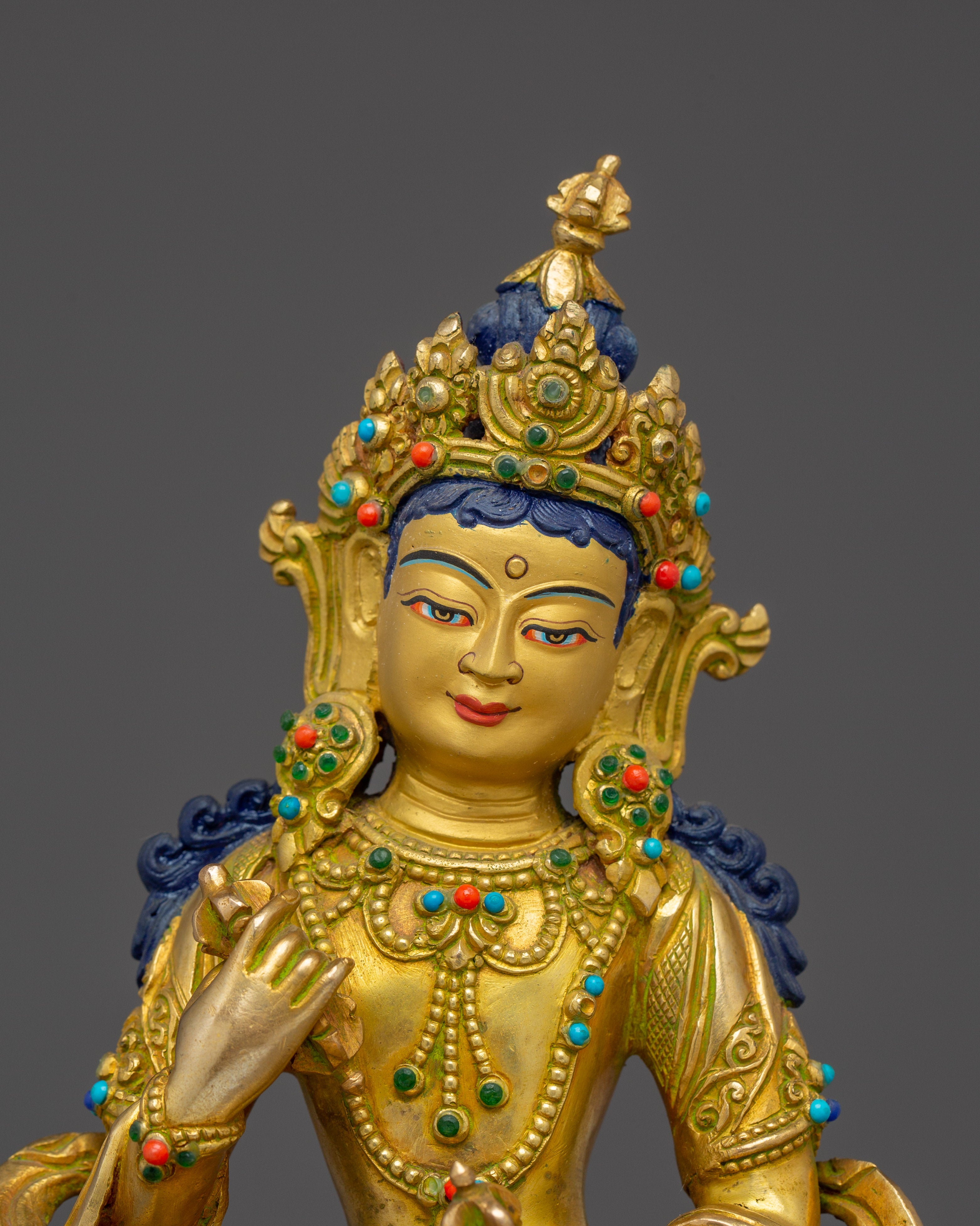 Majestic Statue of Vajrasattva: Karma Purifier Deity