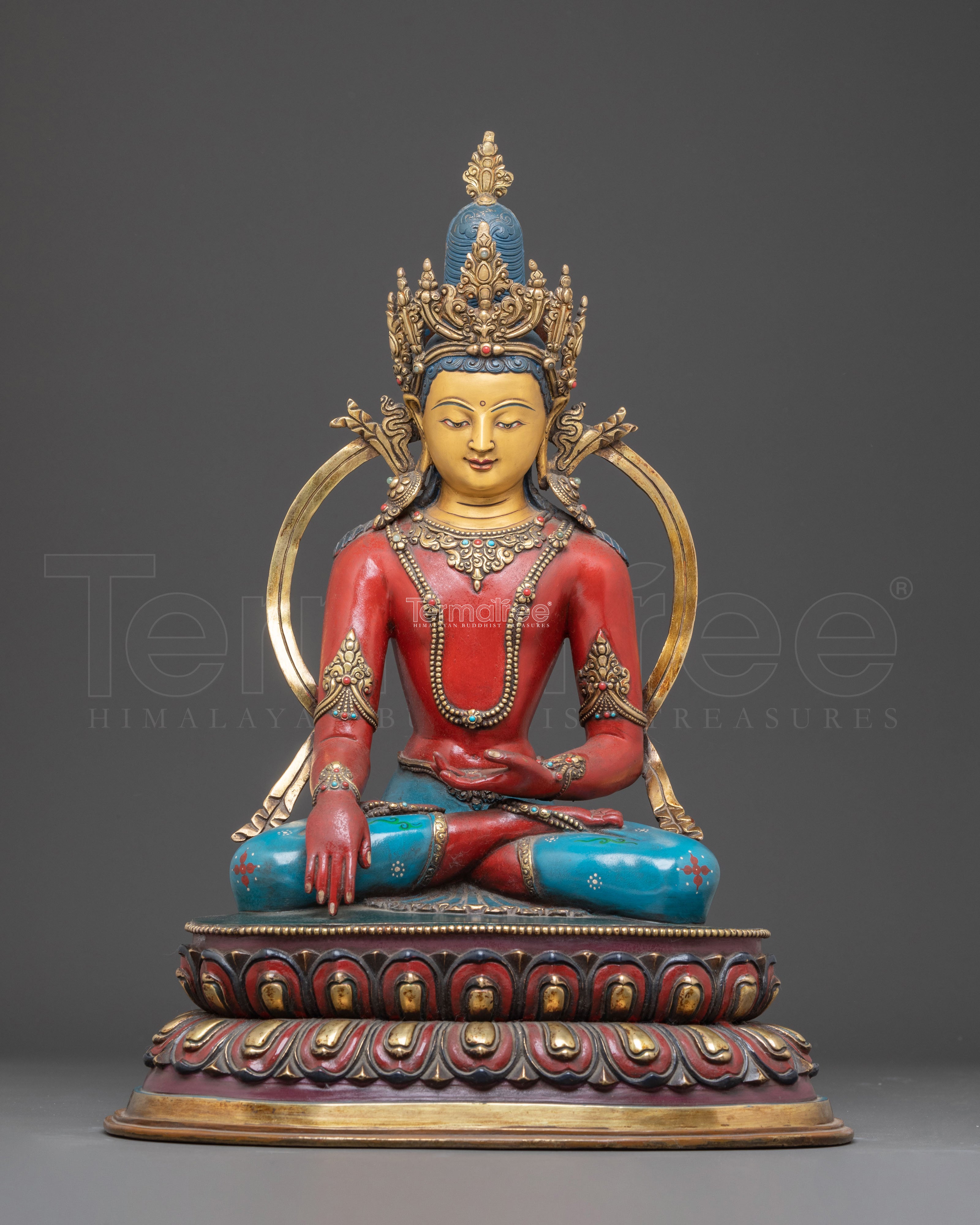 Traditional Shakyamuni Buddha Artwork - Handmade Statue