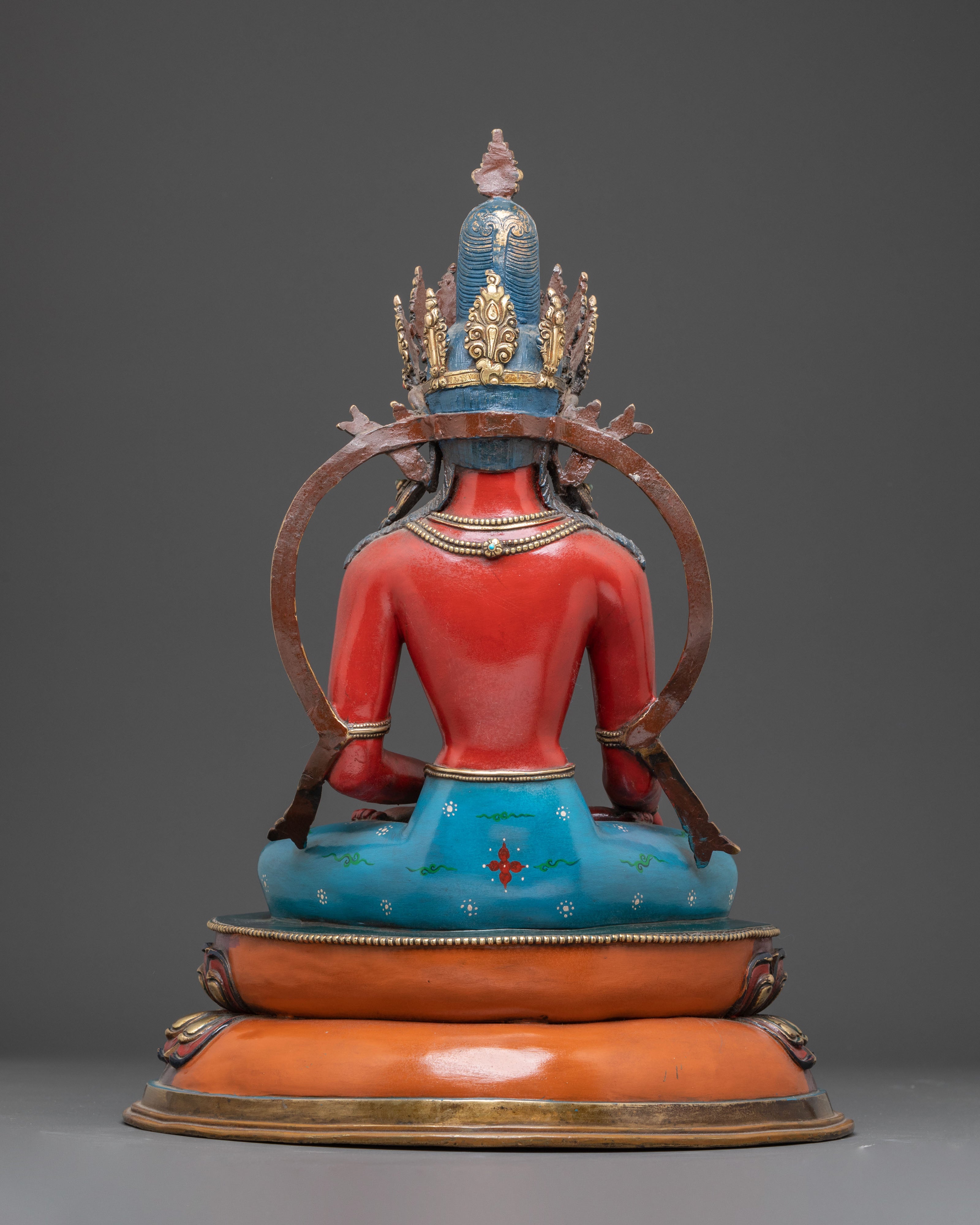 Traditional Shakyamuni Buddha Artwork - Handmade Statue