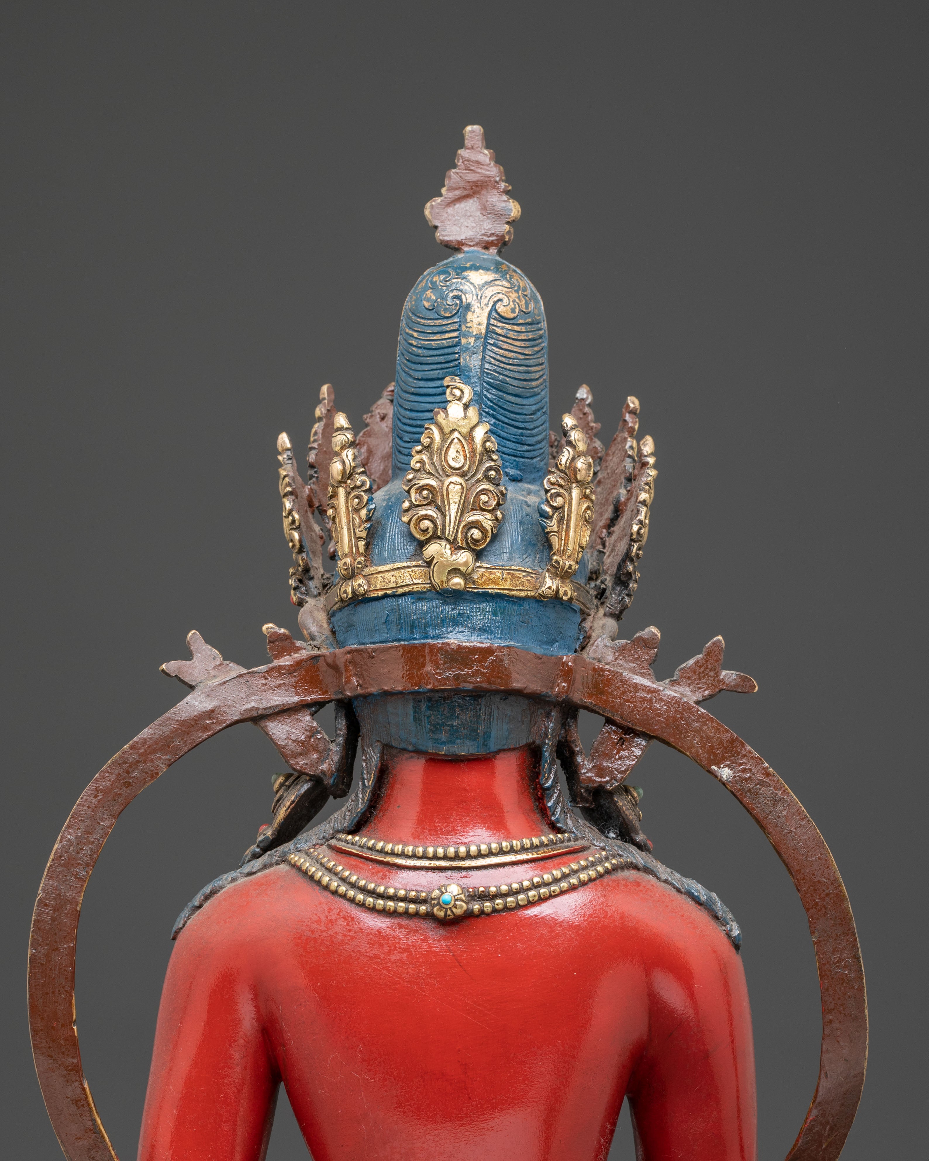 Traditional Shakyamuni Buddha Artwork - Handmade Statue