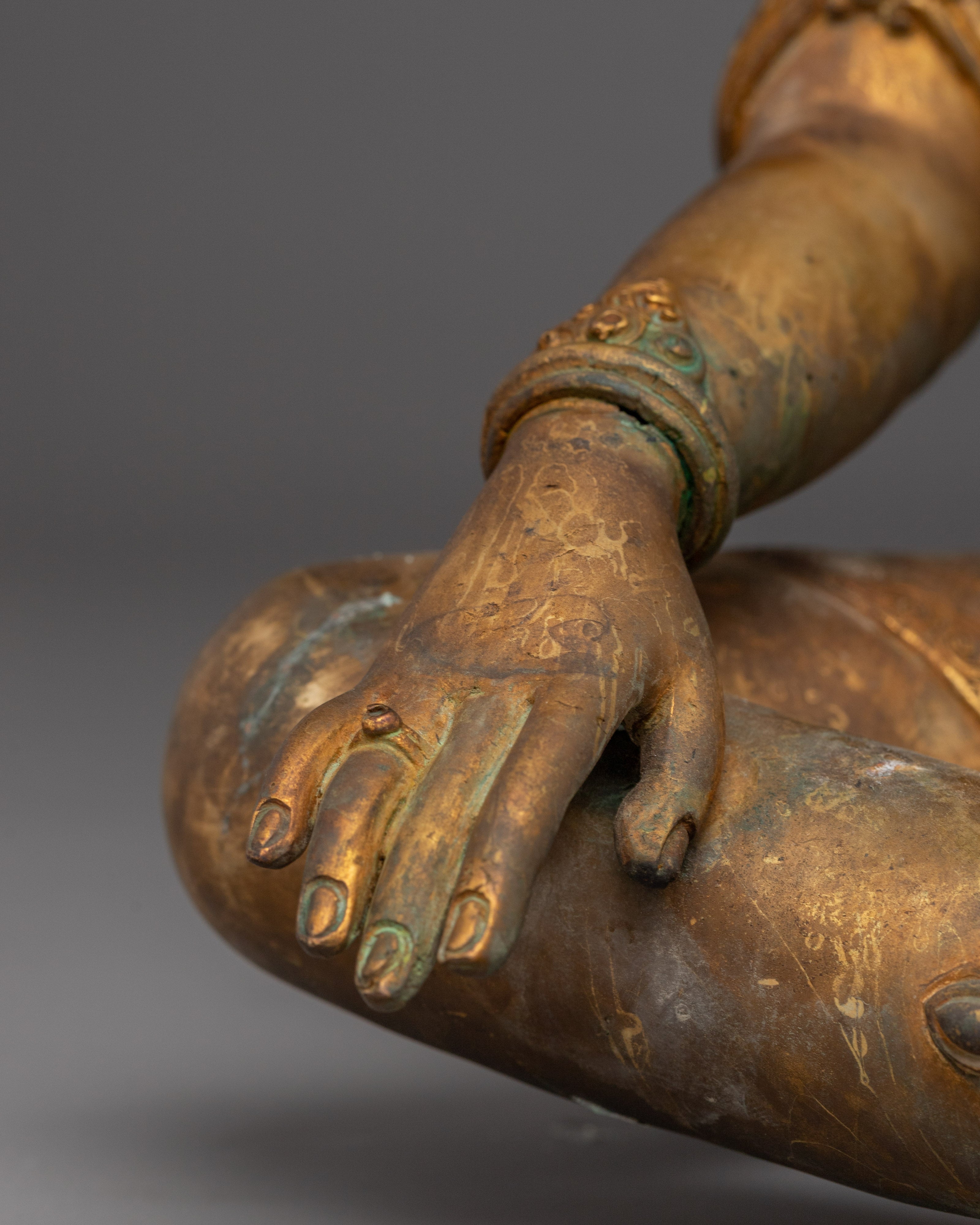 Devi Parvati Antique Finished Statue for Spiritual Decor