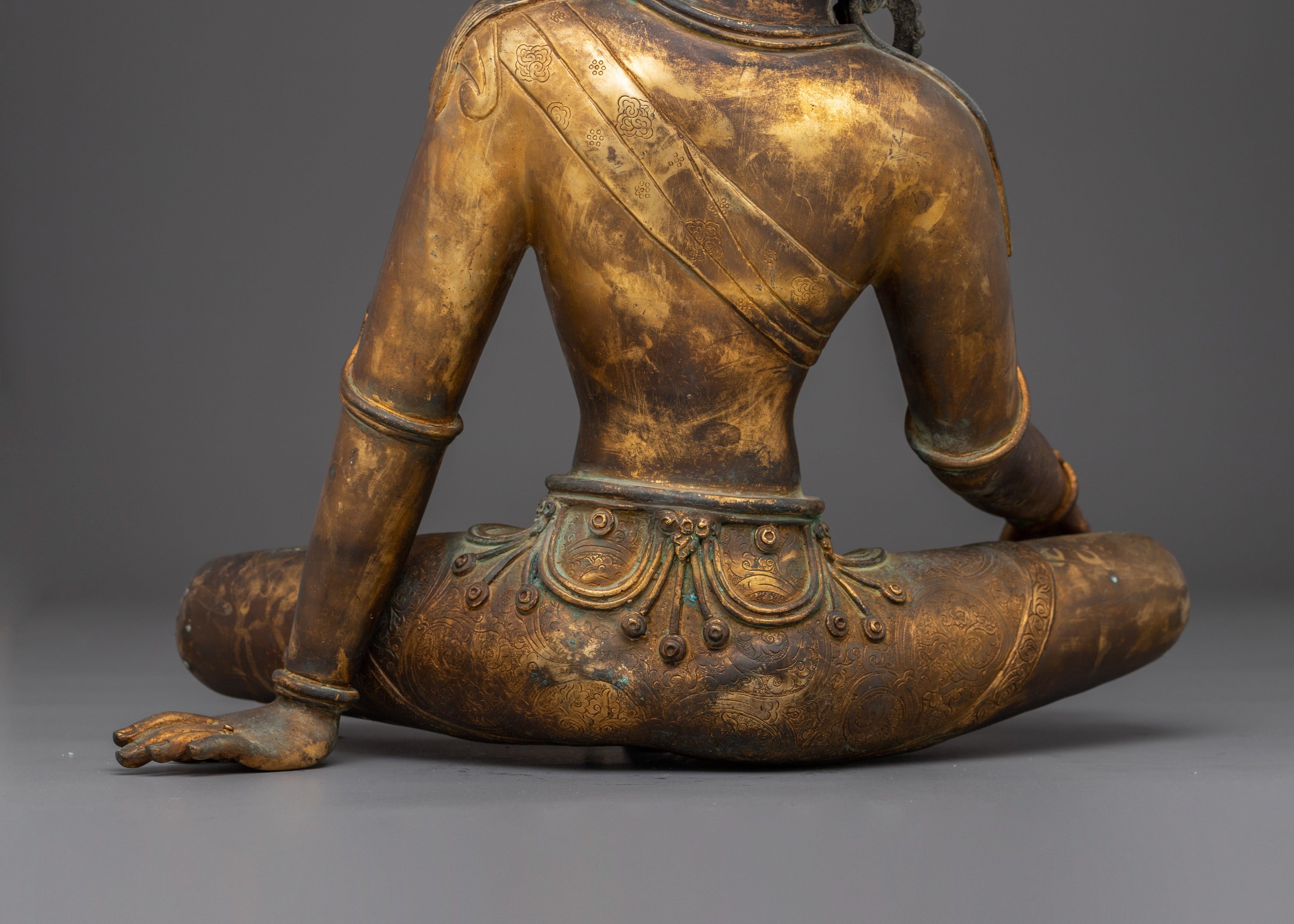 Devi Parvati Antique Finished Statue for Spiritual Decor