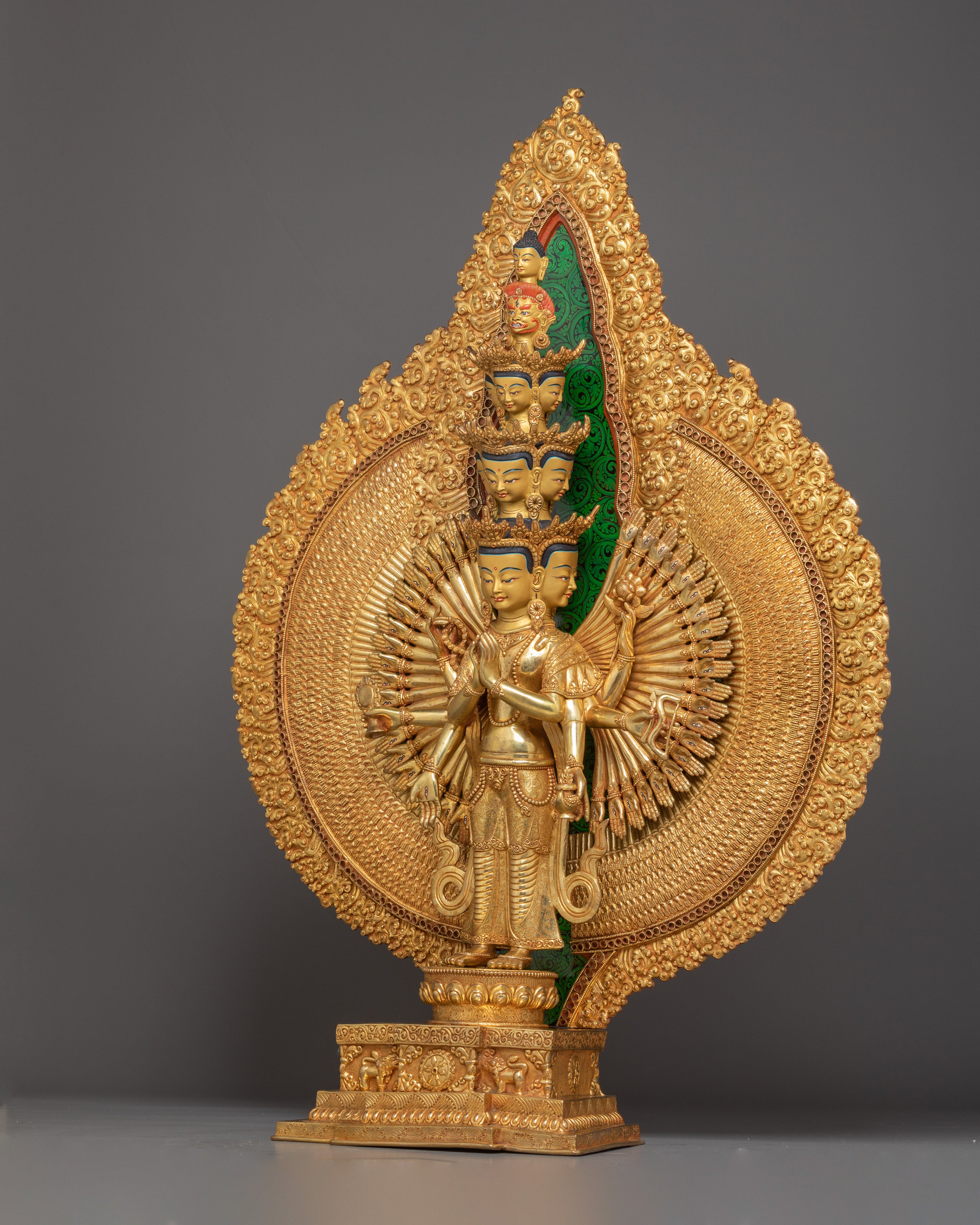 Divine Bodhisattva 1000 Armed Chenrezig Statue