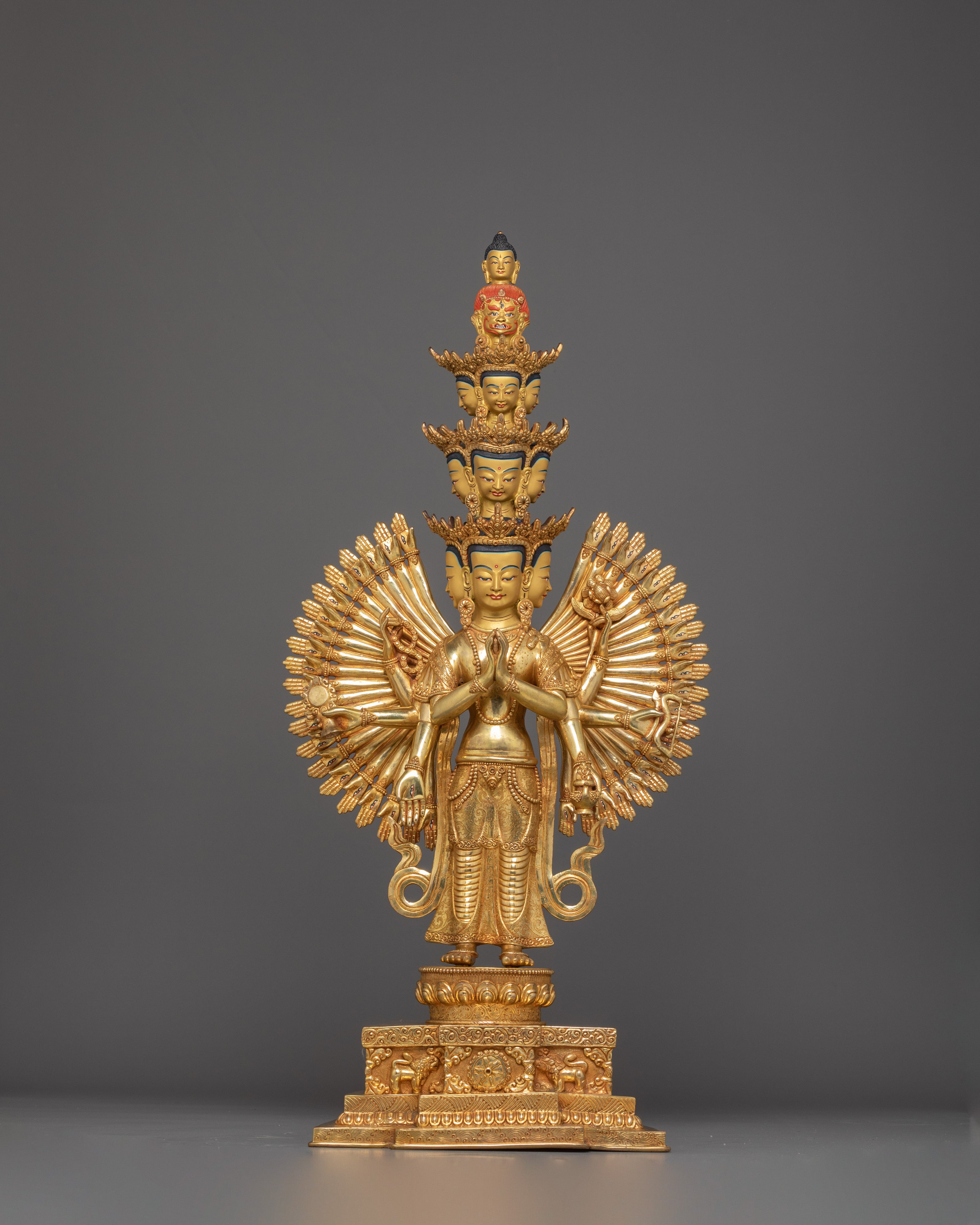 Divine Bodhisattva 1000 Armed Chenrezig Statue