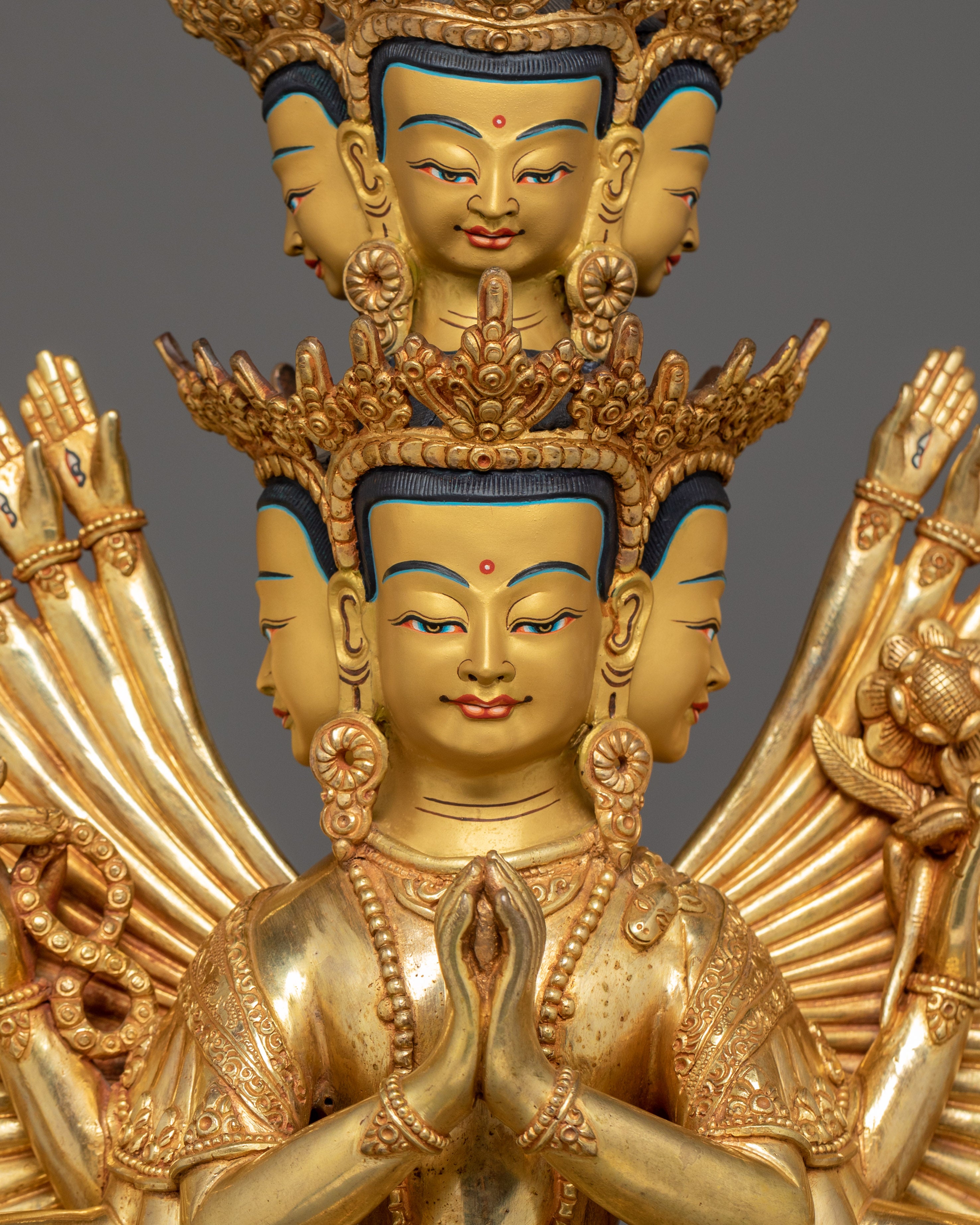 Divine Bodhisattva 1000 Armed Chenrezig Statue