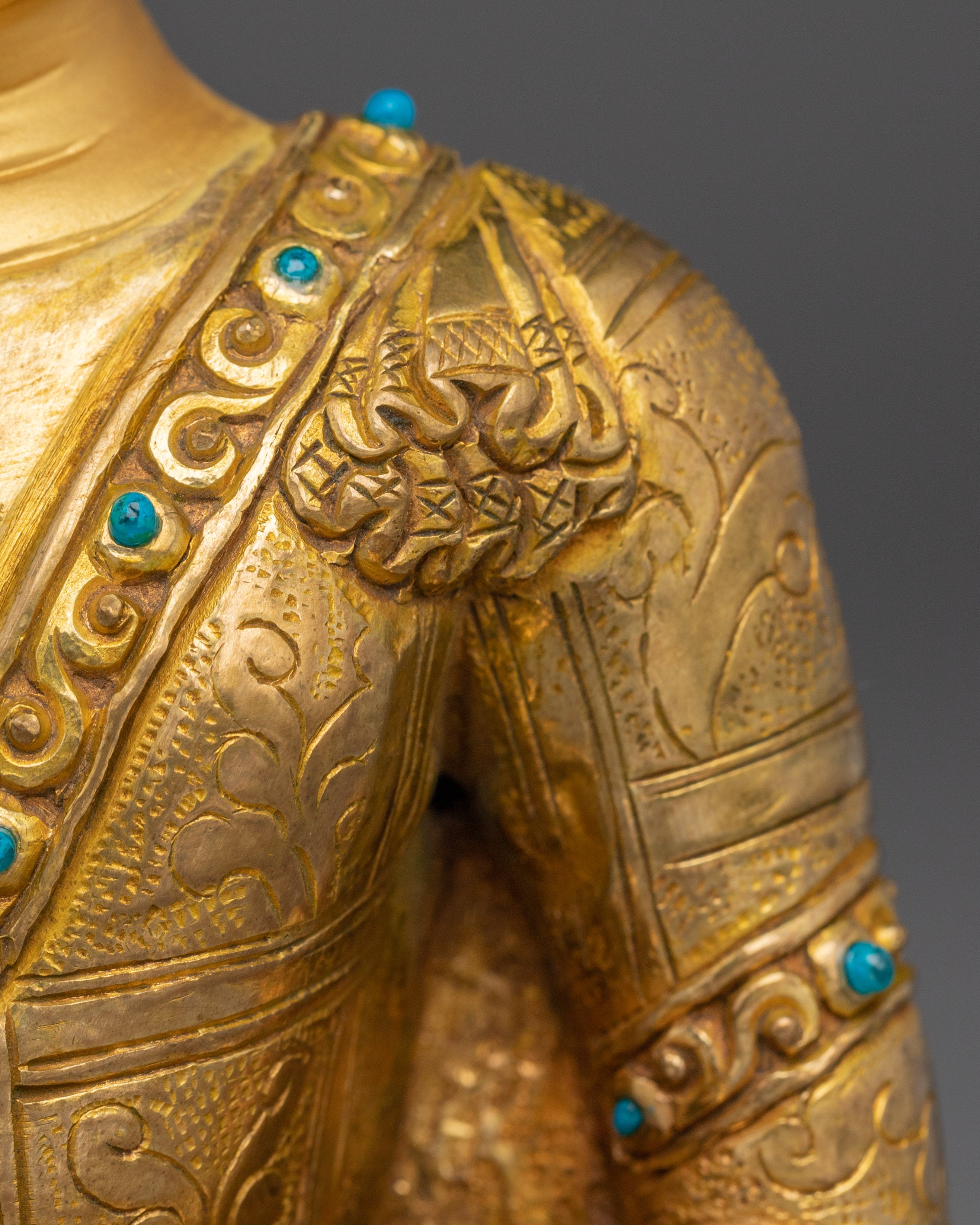 Golden Sculpture of Shakyamuni Buddha | The Sage of Shakyas