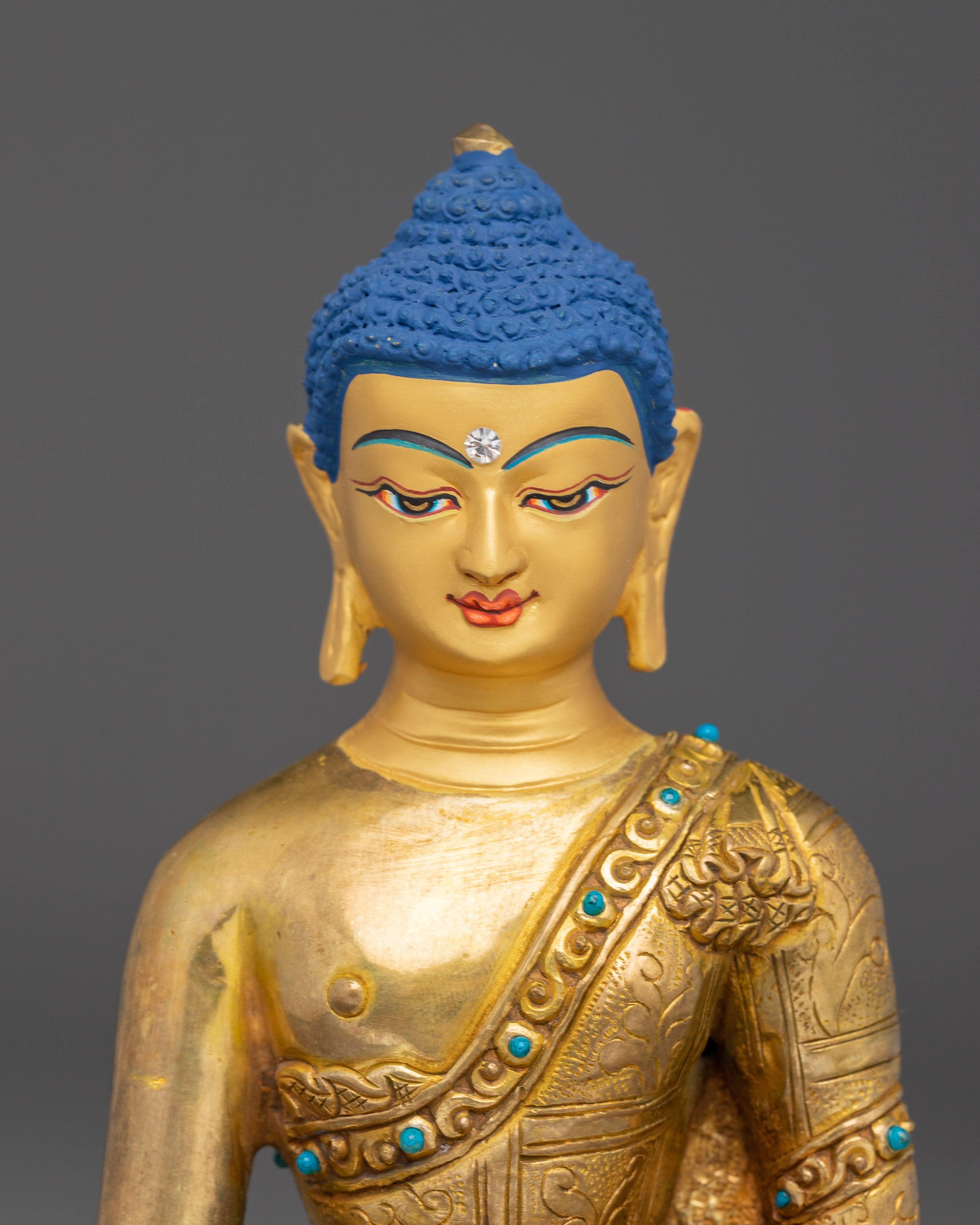 Golden Sculpture of Shakyamuni Buddha | The Sage of Shakyas