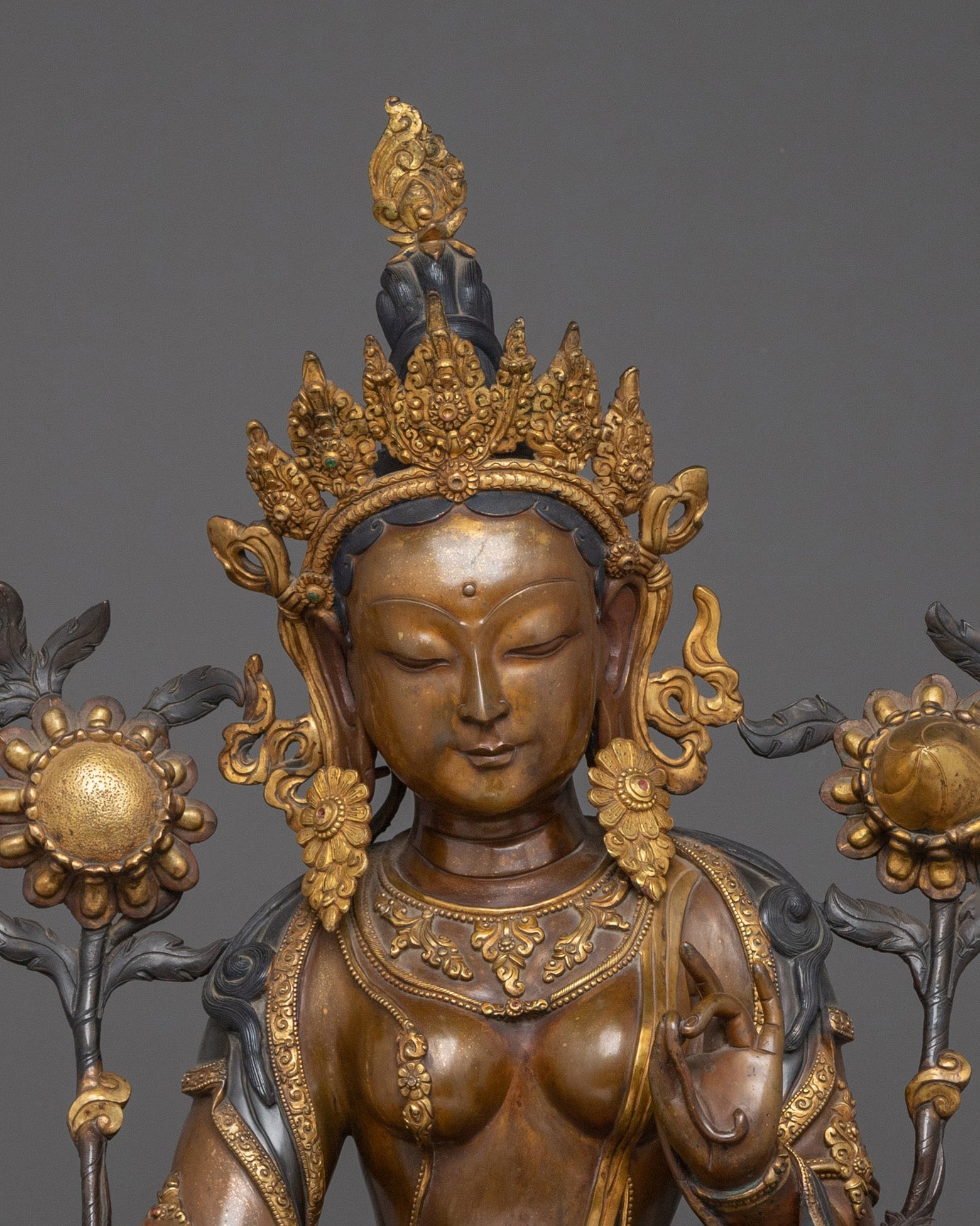 Handmade Statue of Mother Green Tara | Mother of All Buddhas