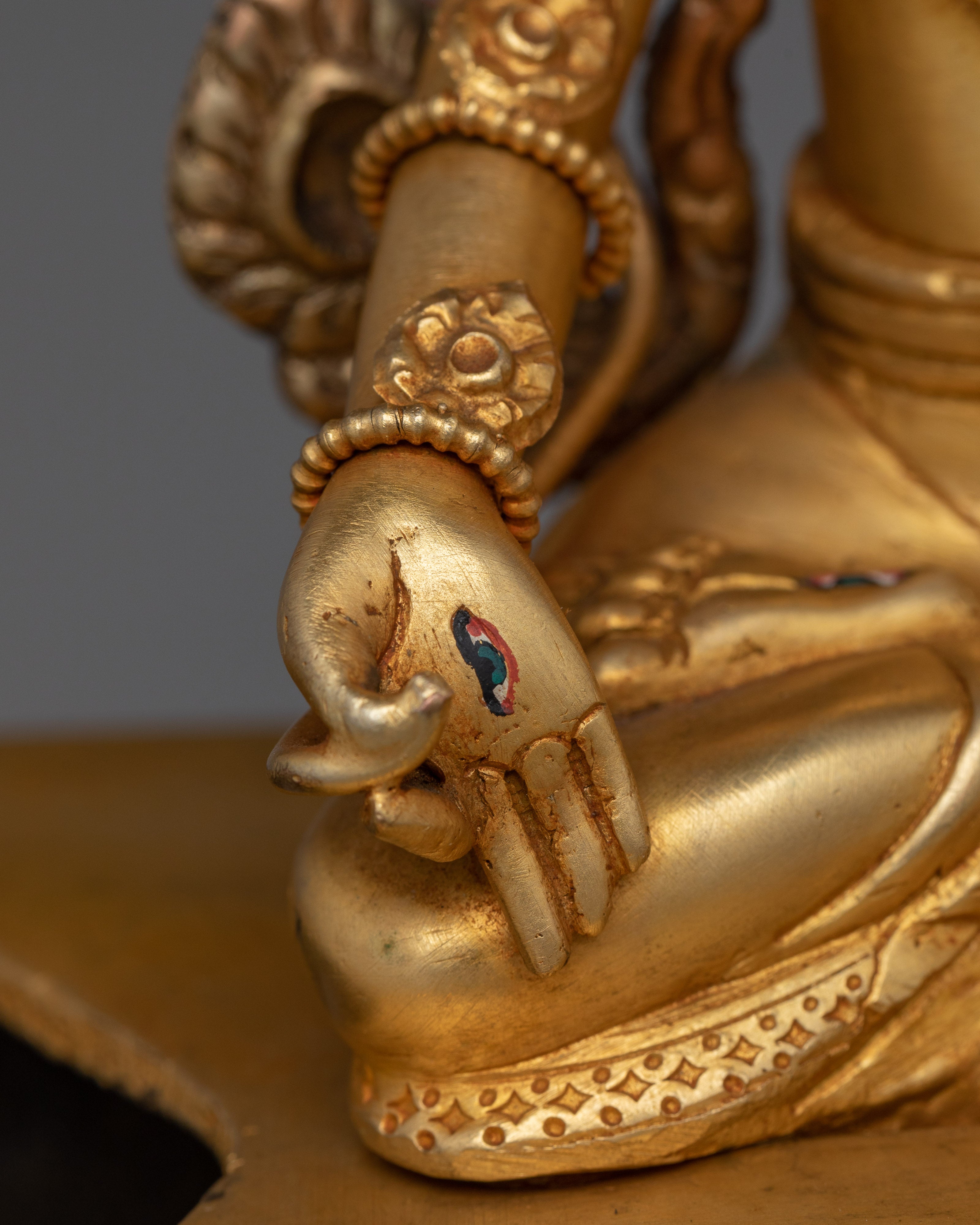 Vajradhara and White Tara Statue Set