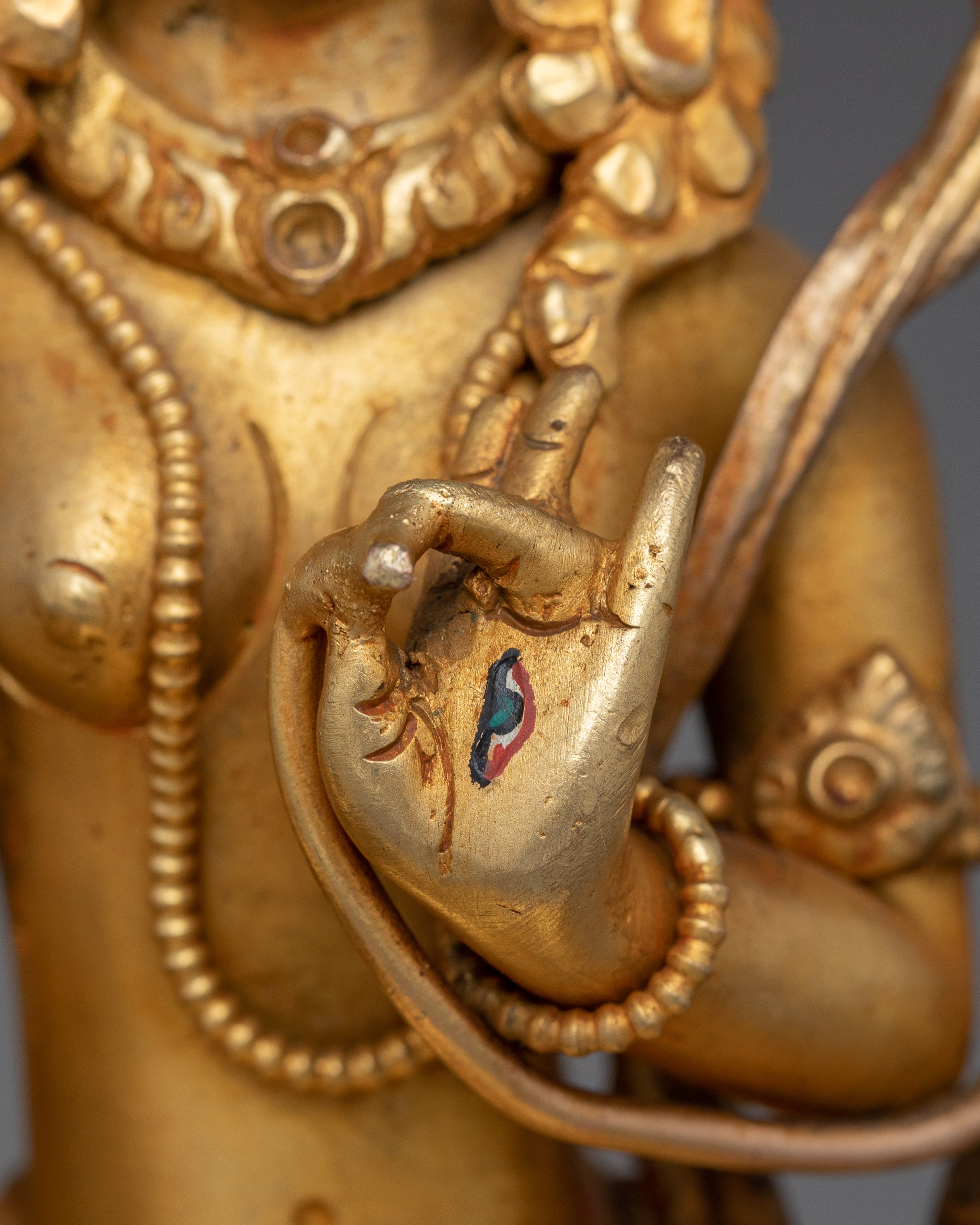 Vajradhara and White Tara Statue Set