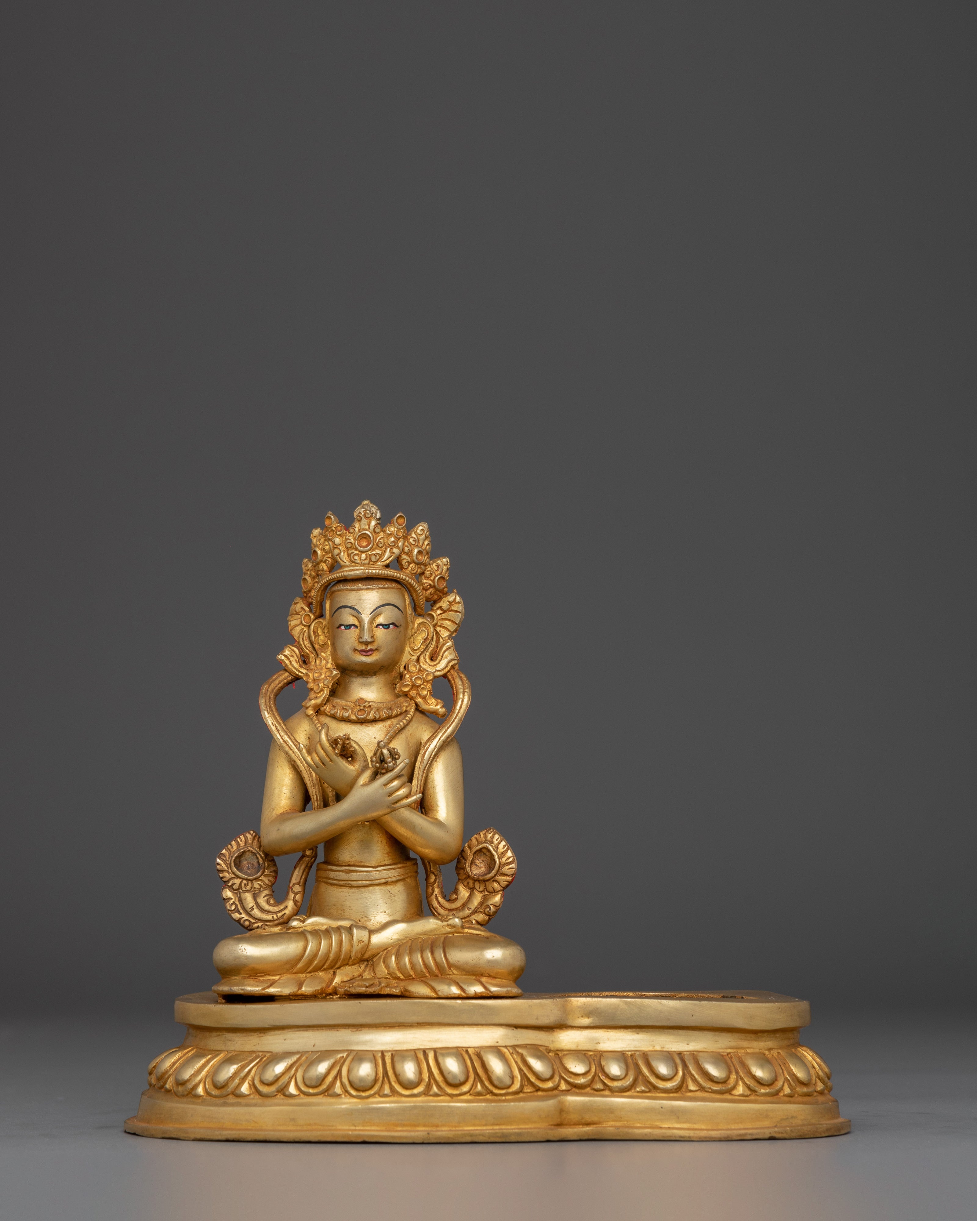 Vajradhara and White Tara Statue Set