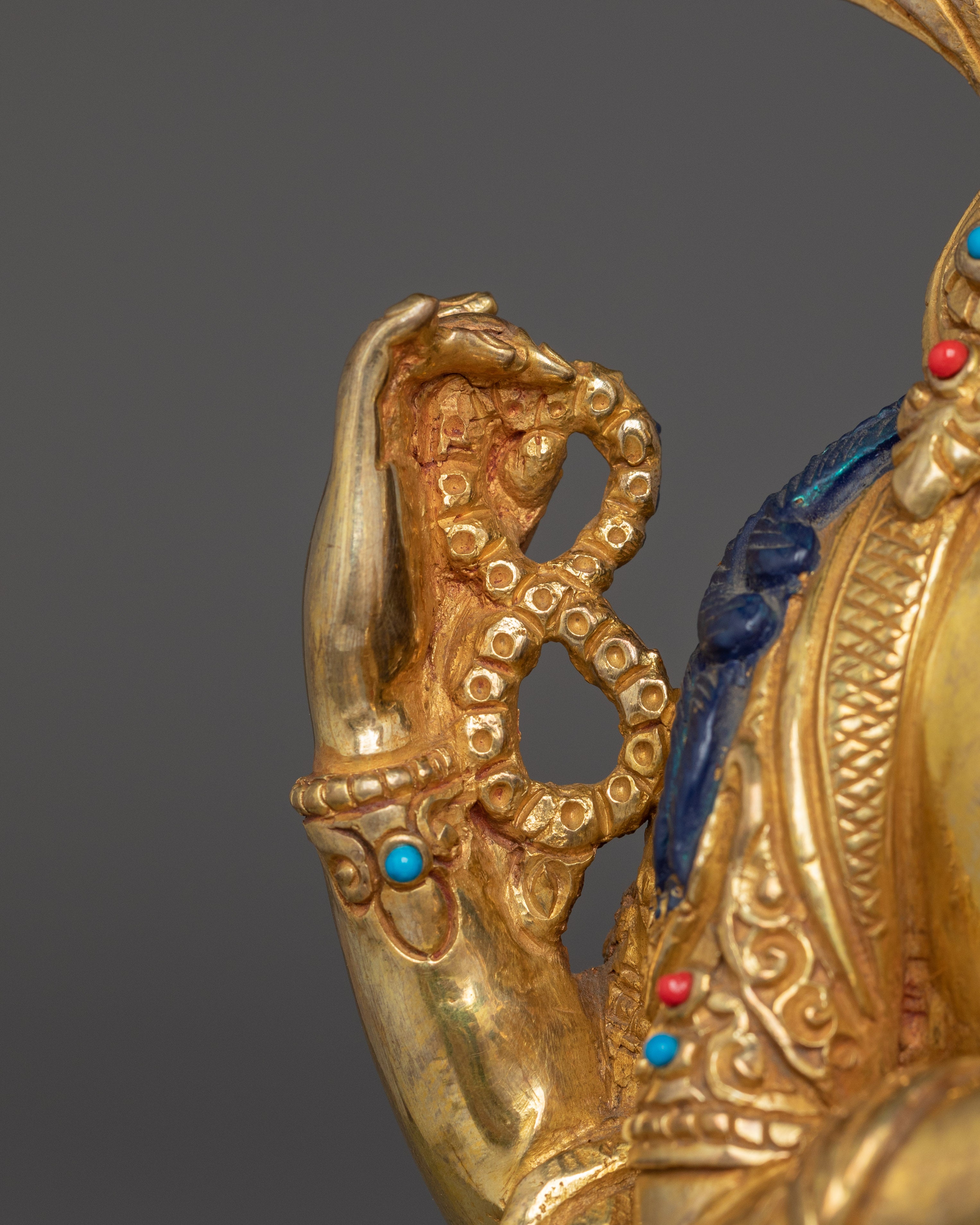 Chenrezig on Throne: The Compassionate Bodhisattva