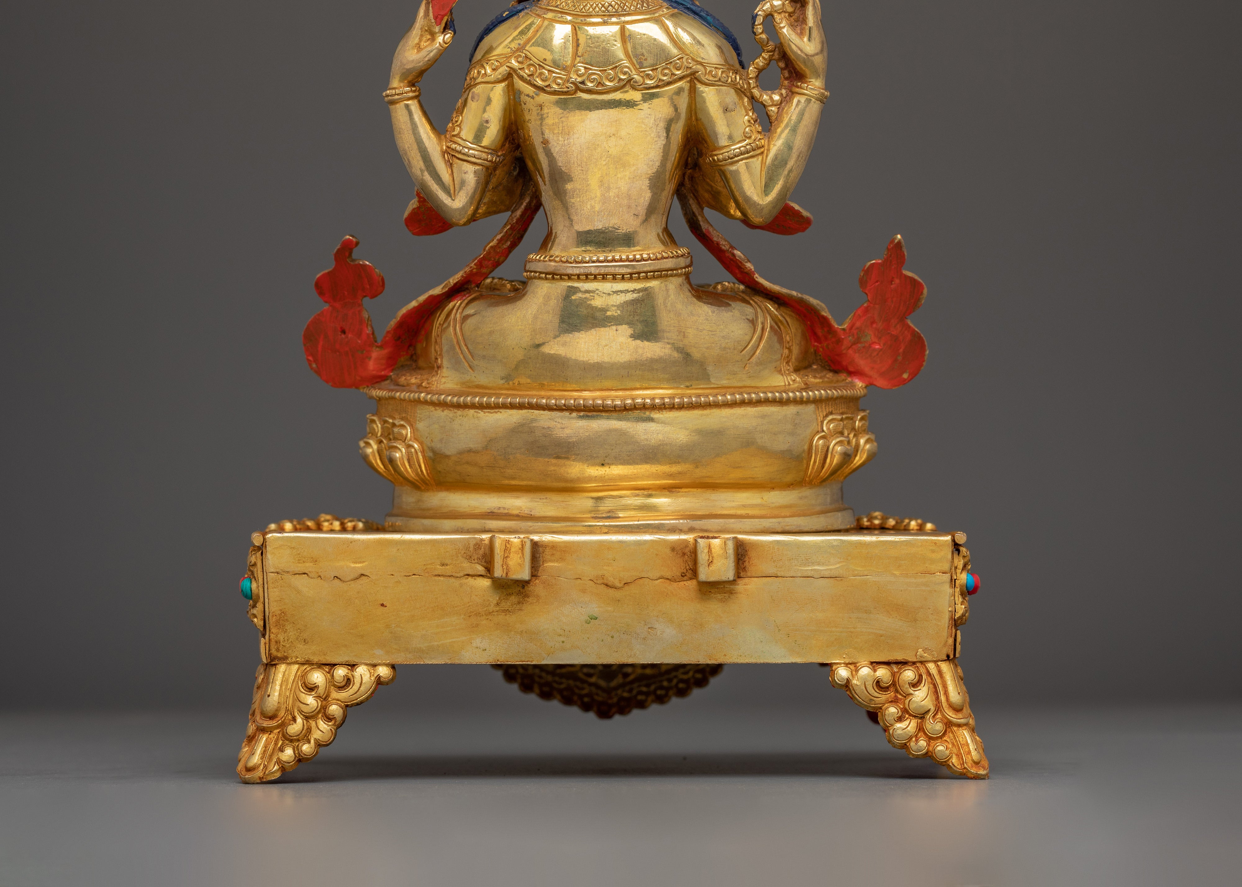 Chenrezig on Throne: The Compassionate Bodhisattva