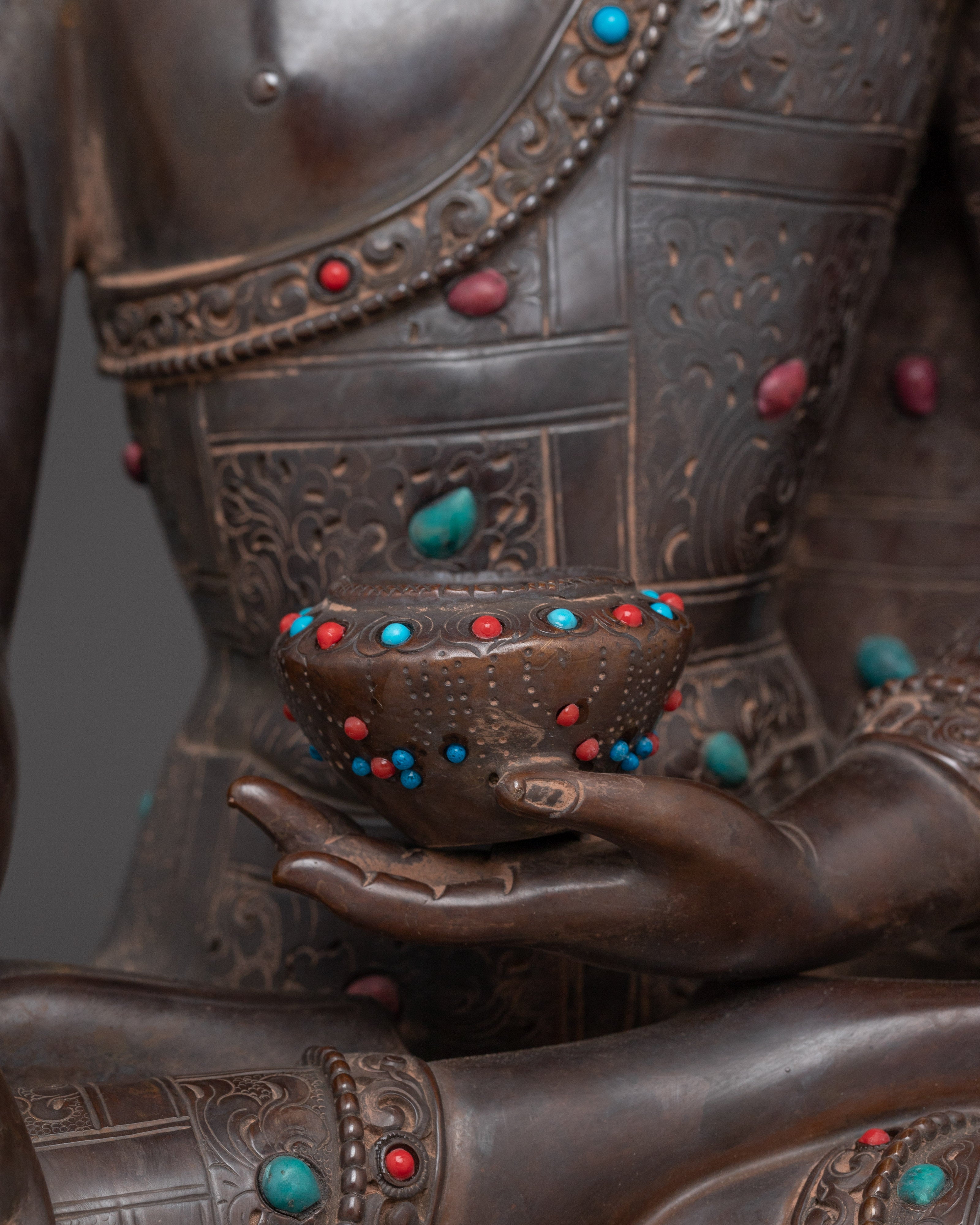 Oxidized Shakyamuni Buddha Art - Traditional Artwork