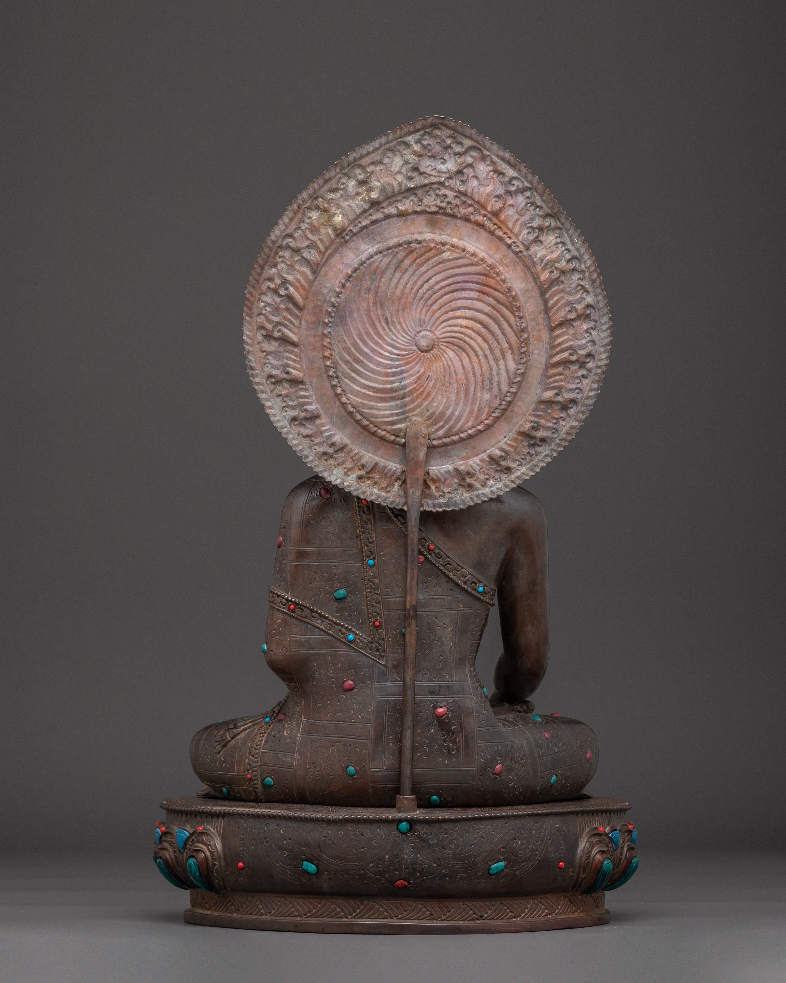 Oxidized Shakyamuni Buddha Art - Traditional Artwork