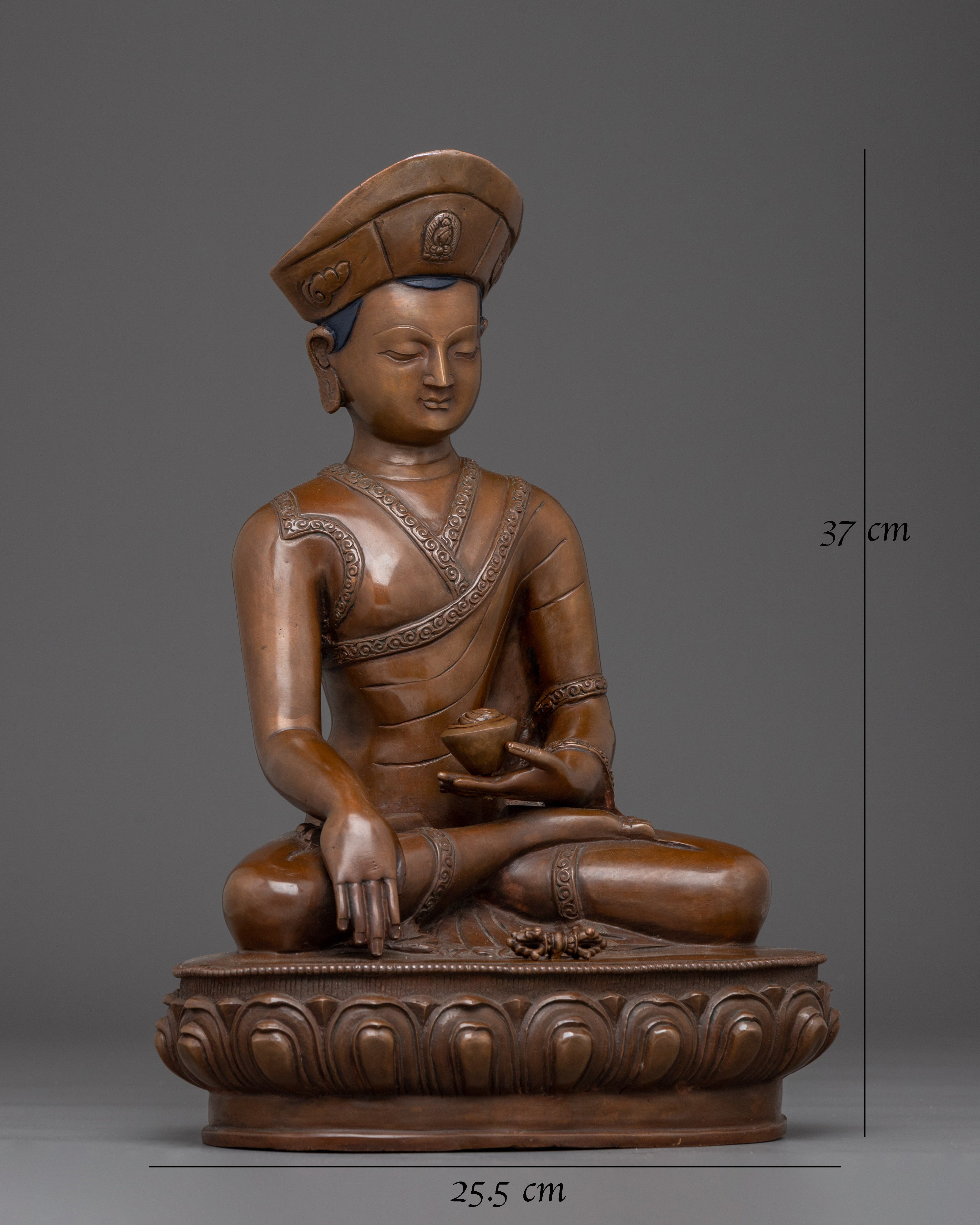 Jigten Sumgon, Kagyu Lineage Master | Nepali Handmade Himalayan Statue