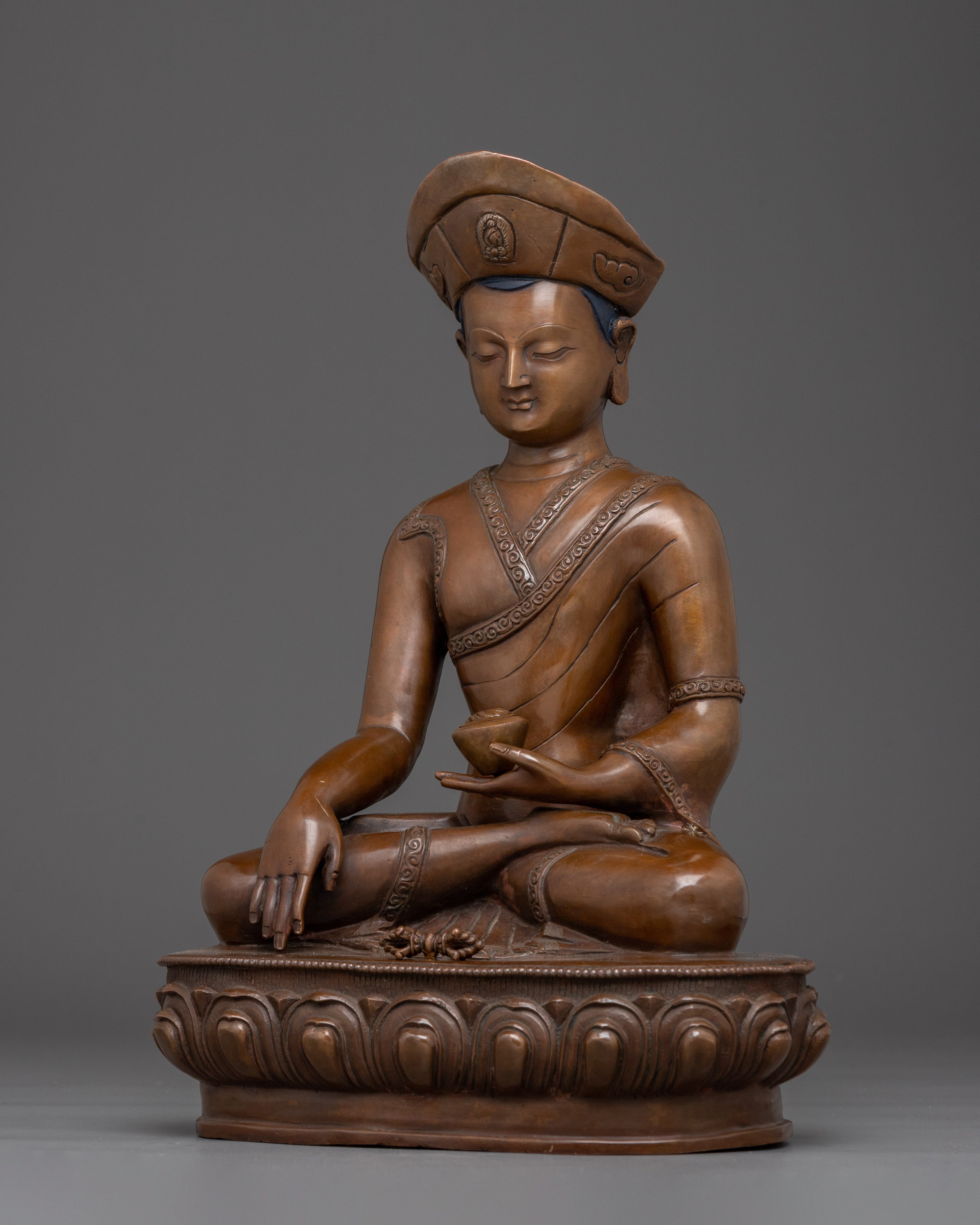 Jigten Sumgon, Kagyu Lineage Master | Nepali Handmade Himalayan Statue