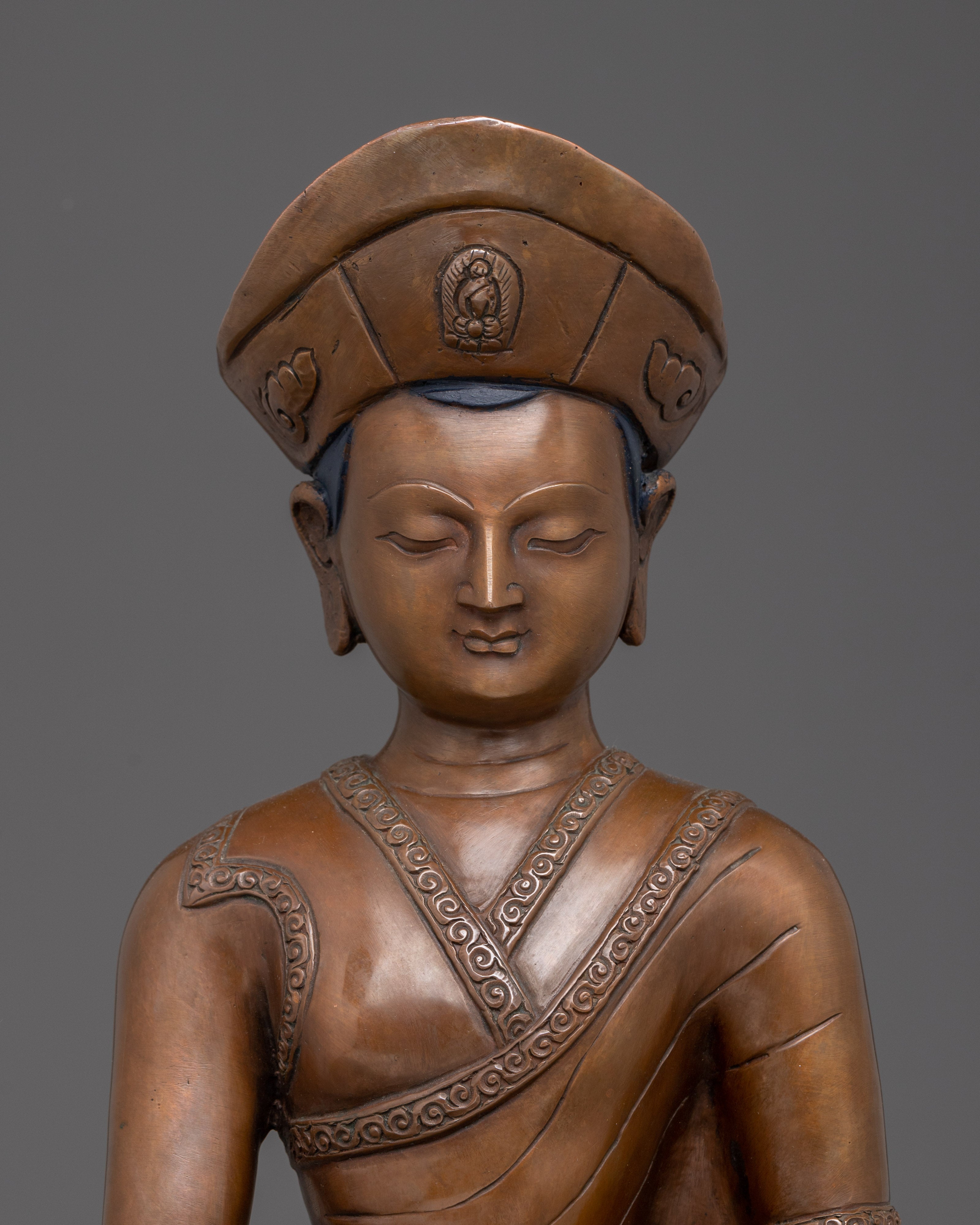 Jigten Sumgon, Kagyu Lineage Master | Nepali Handmade Himalayan Statue