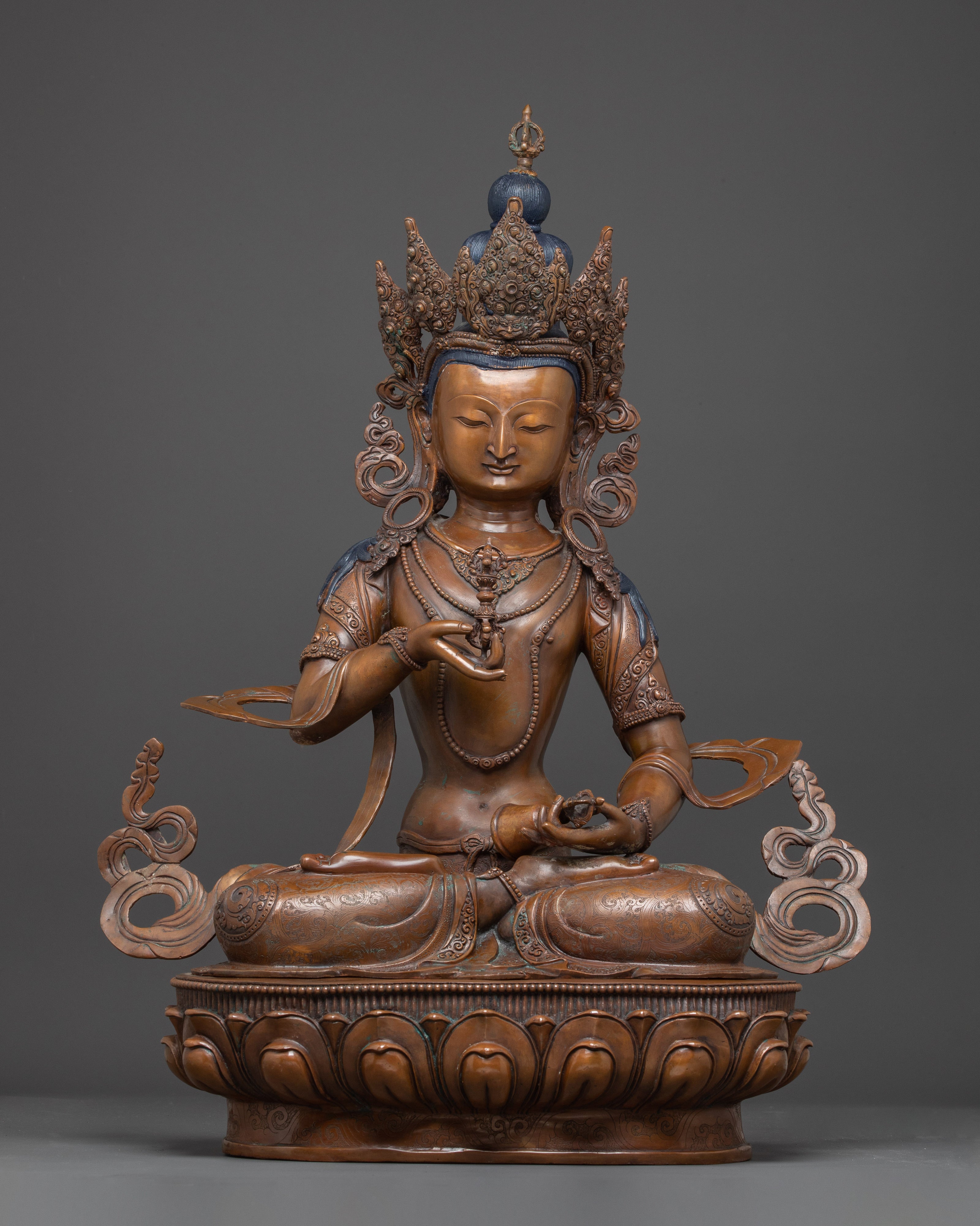 Spiritual Purifier Varjasattva Icon: Handcrafted Himalayan Art