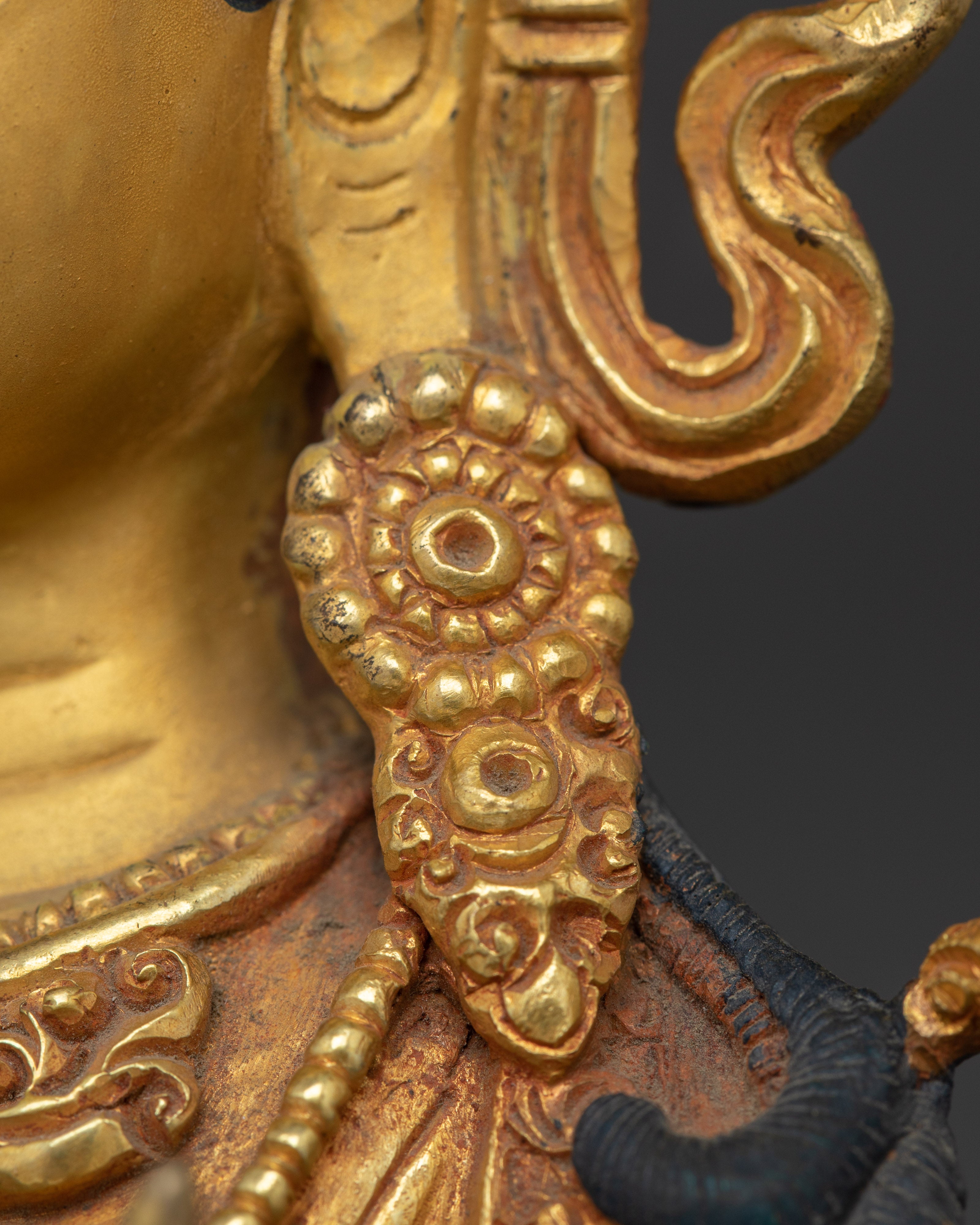 Golden Sita Tara Handmade Artwork: Tibetan Healing Goddess