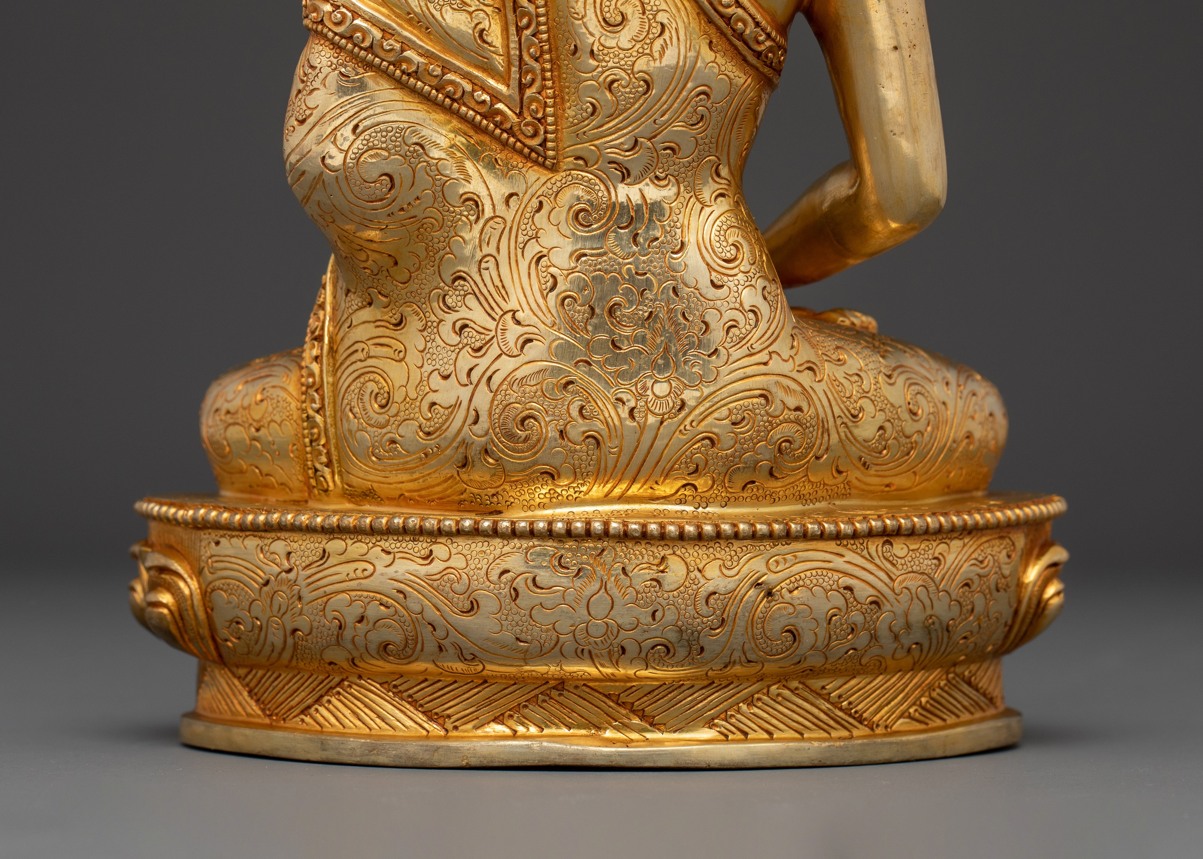 Buddha of Pure Land Amitabha Statue | Golden Statue of Dharmakara