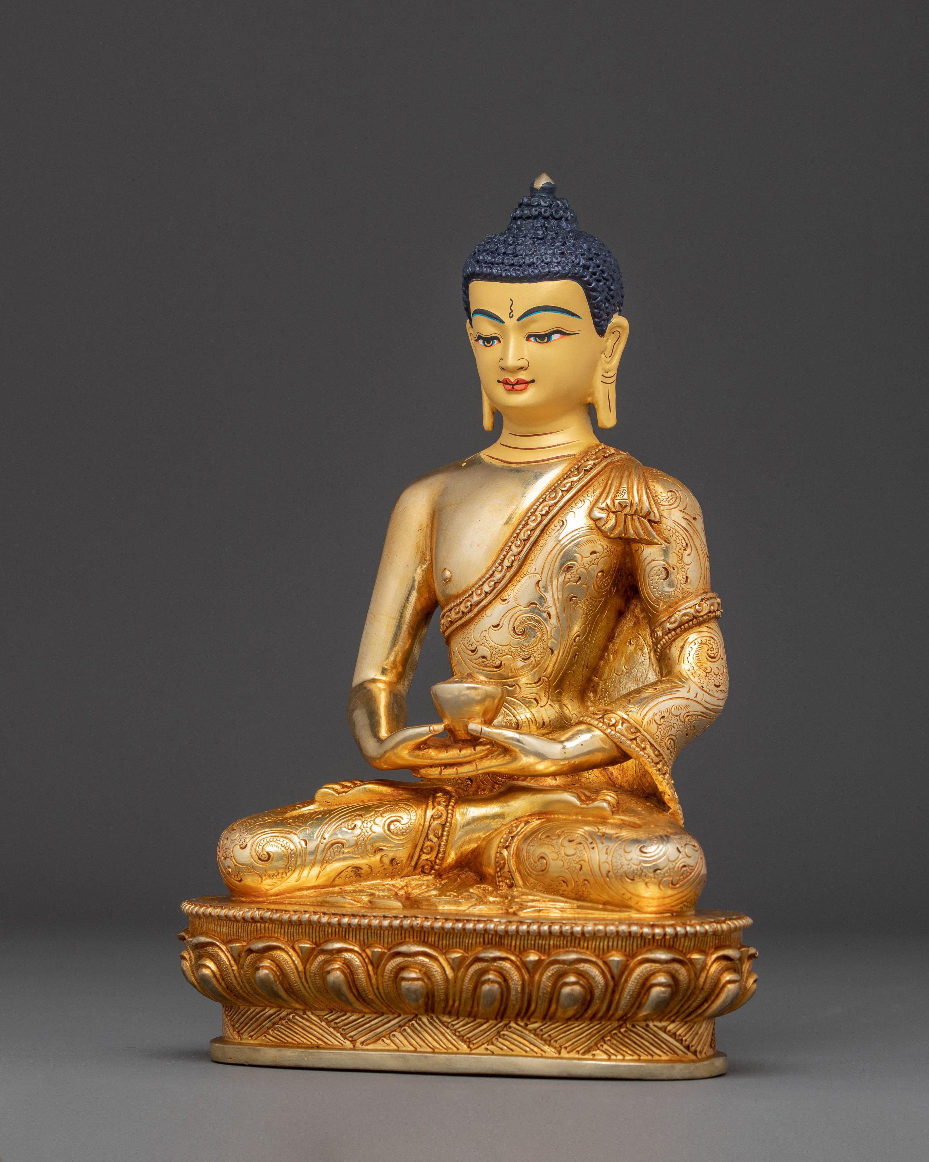 Buddha of Pure Land Amitabha Statue | Golden Statue of Dharmakara