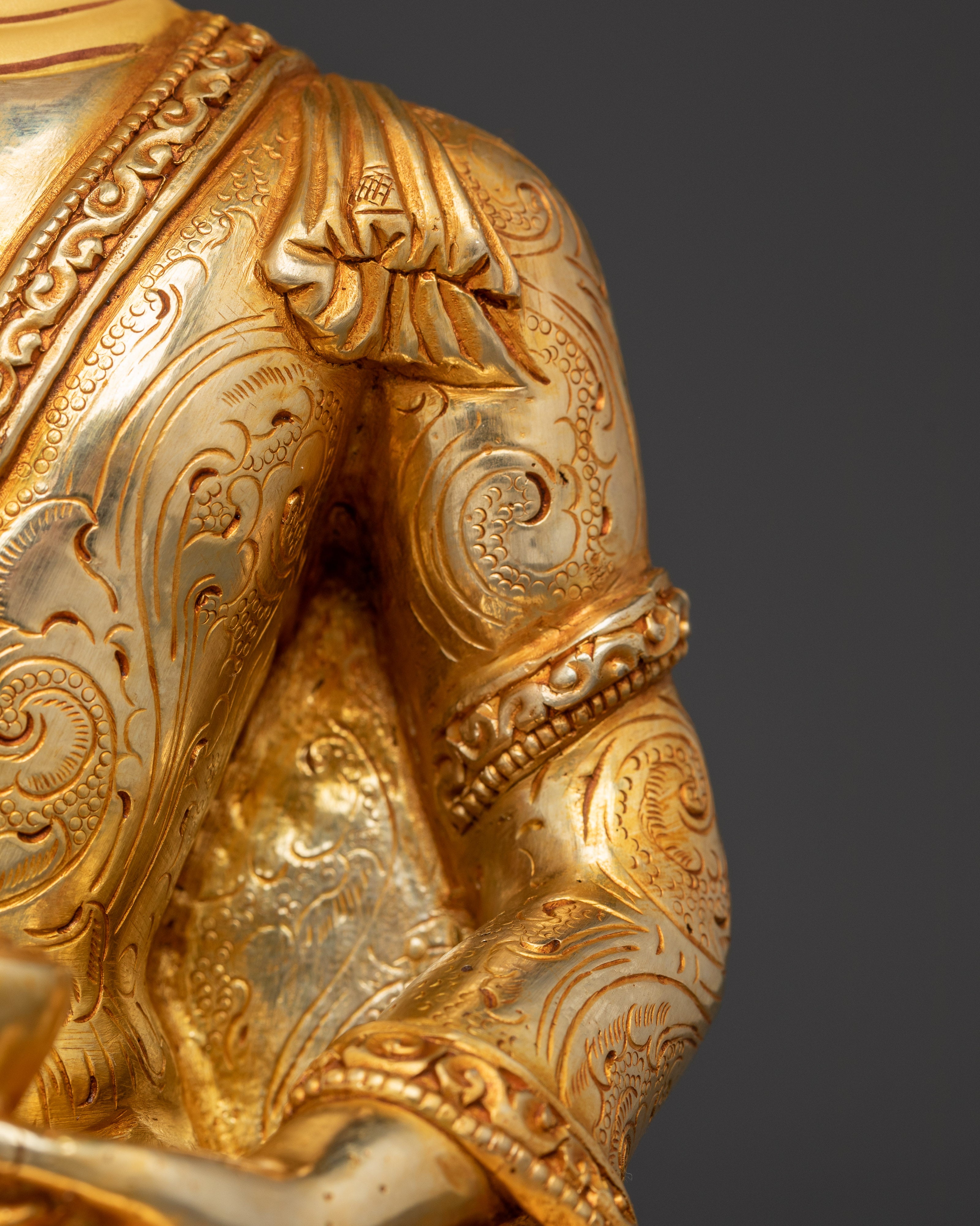 Buddha of Pure Land Amitabha Statue | Golden Statue of Dharmakara