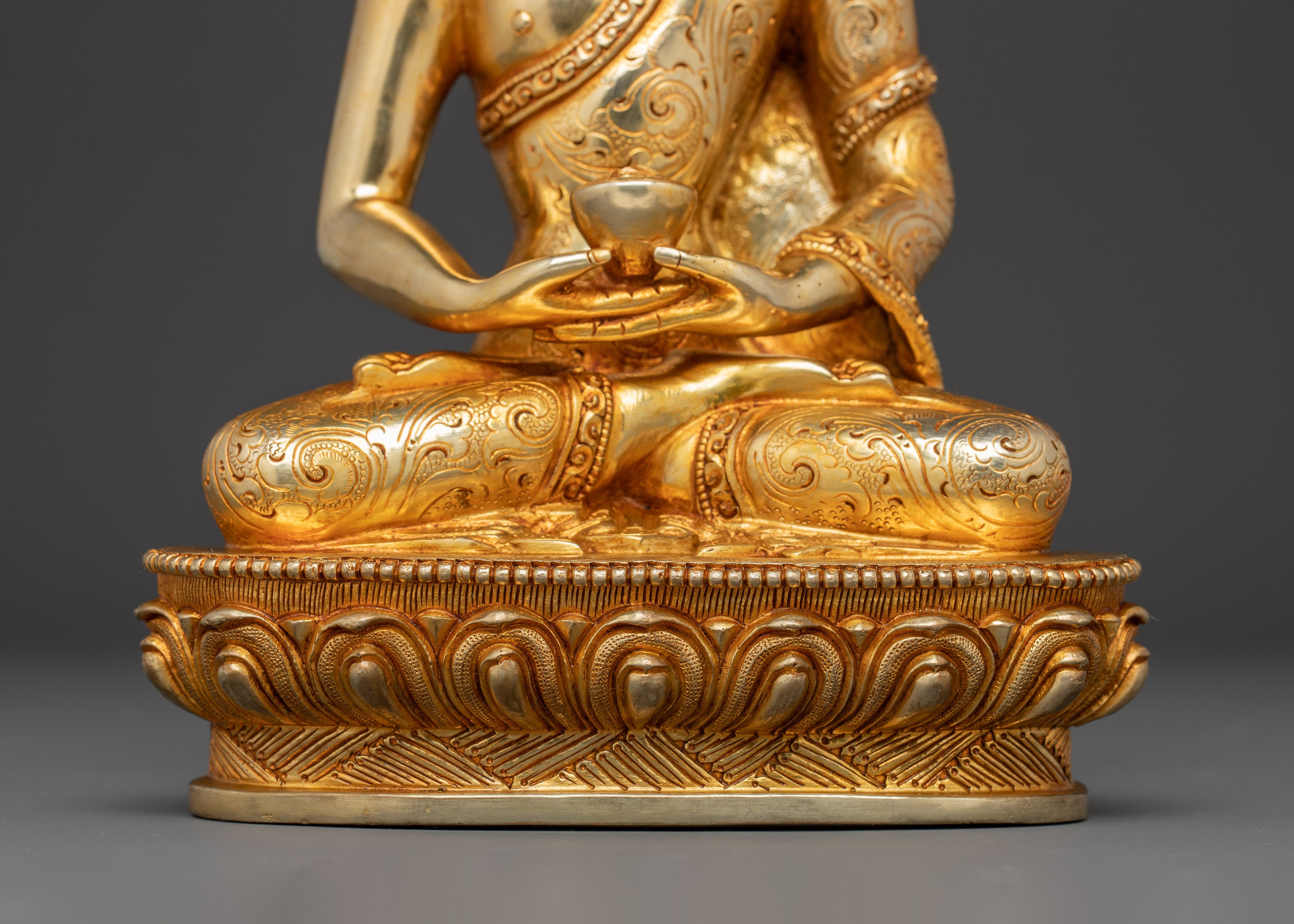 Buddha of Pure Land Amitabha Statue | Golden Statue of Dharmakara