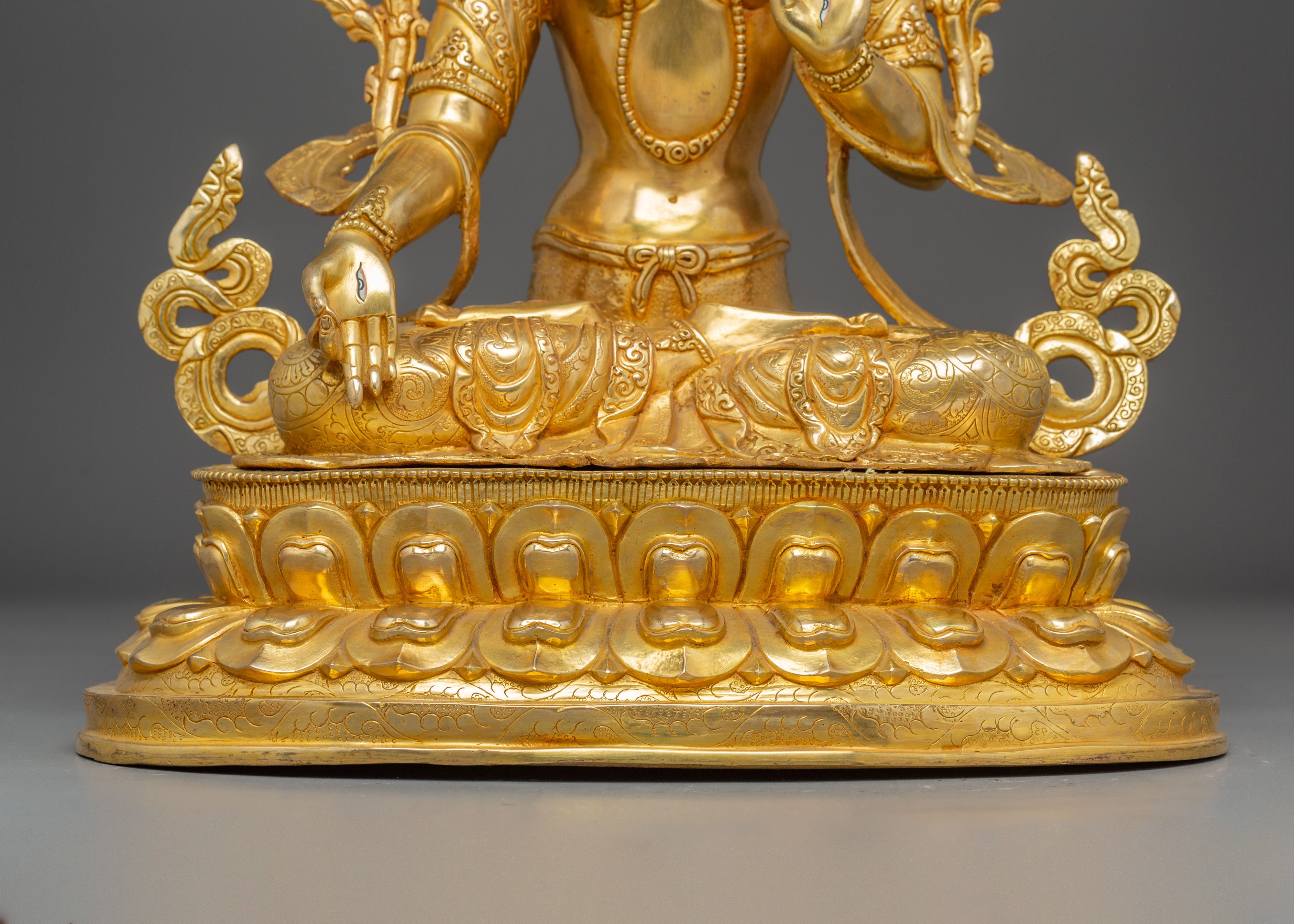 White Tara Art, Goddess of Longevity and Healing