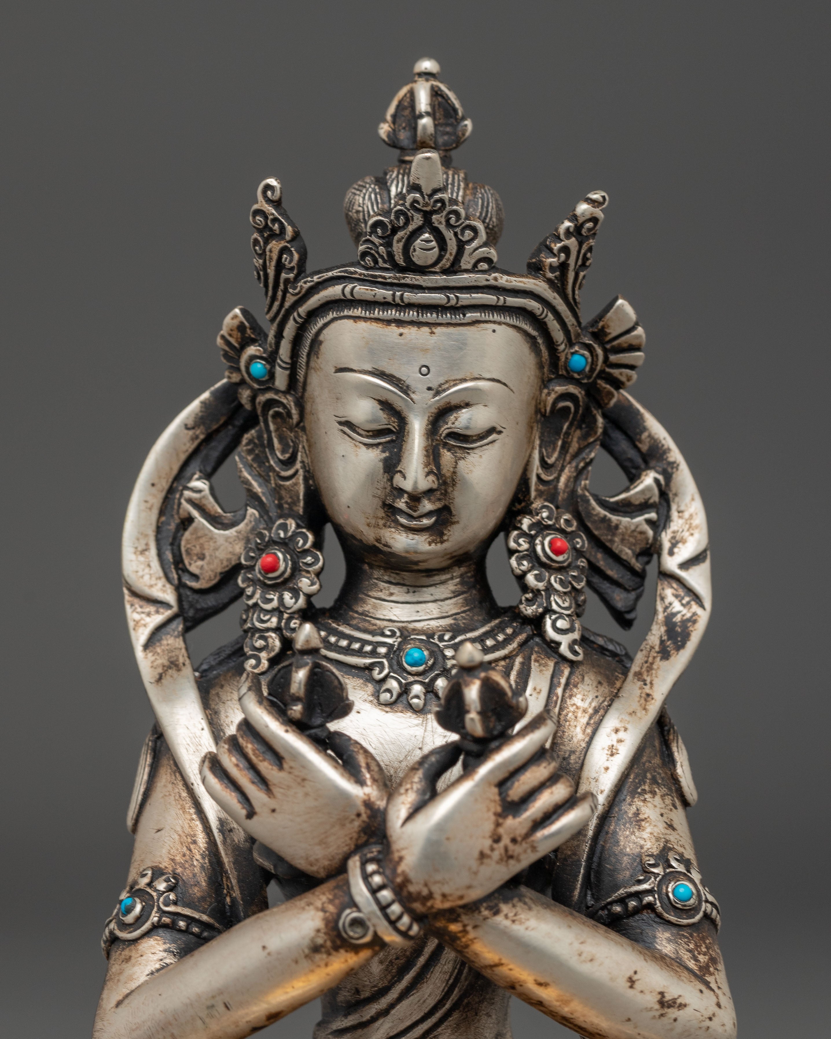 Vajradhara Figurine: Primordial Buddha - Dharmakaya Buddha