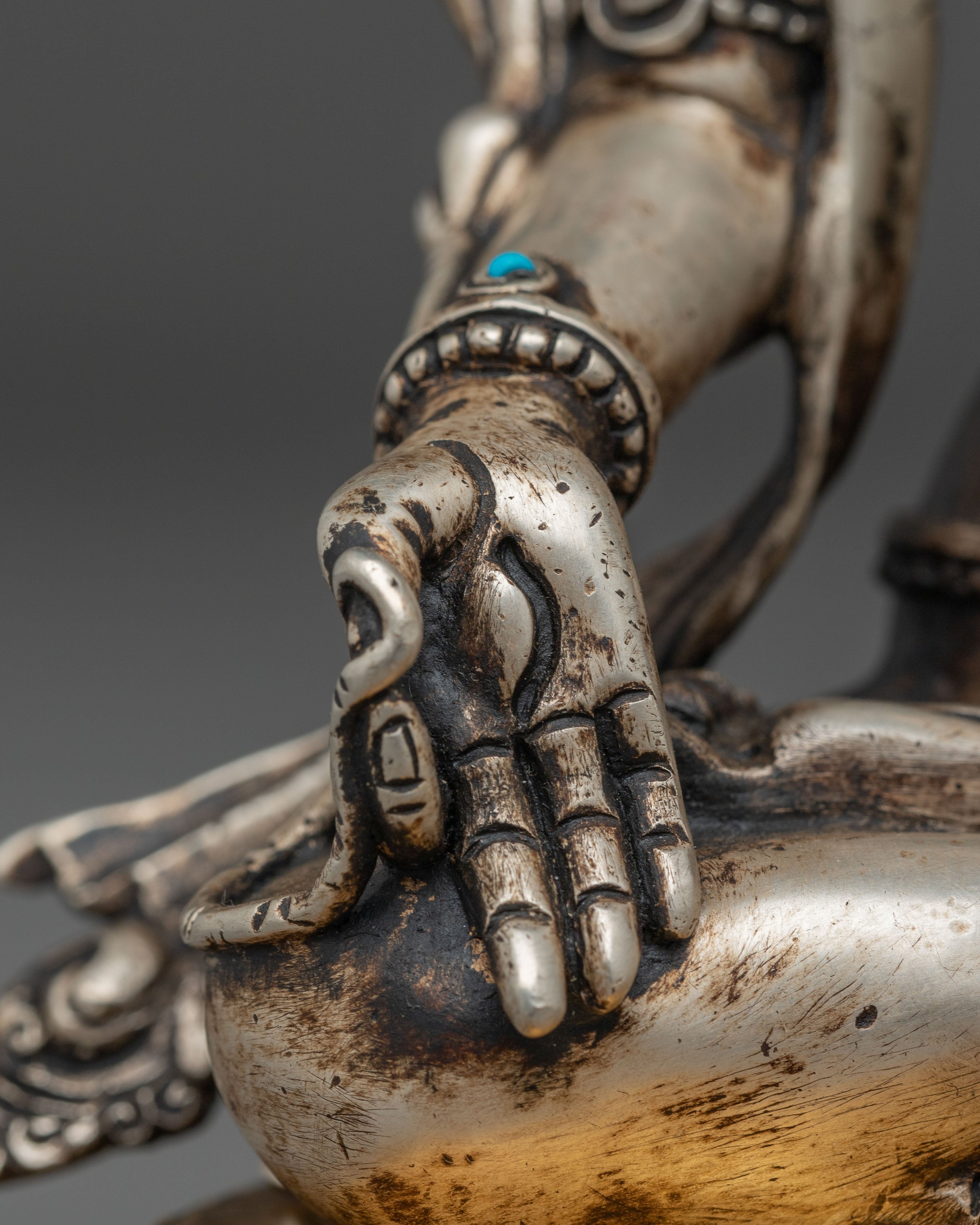 Statue of Goddess White Tara | Buddhist Healing Deity