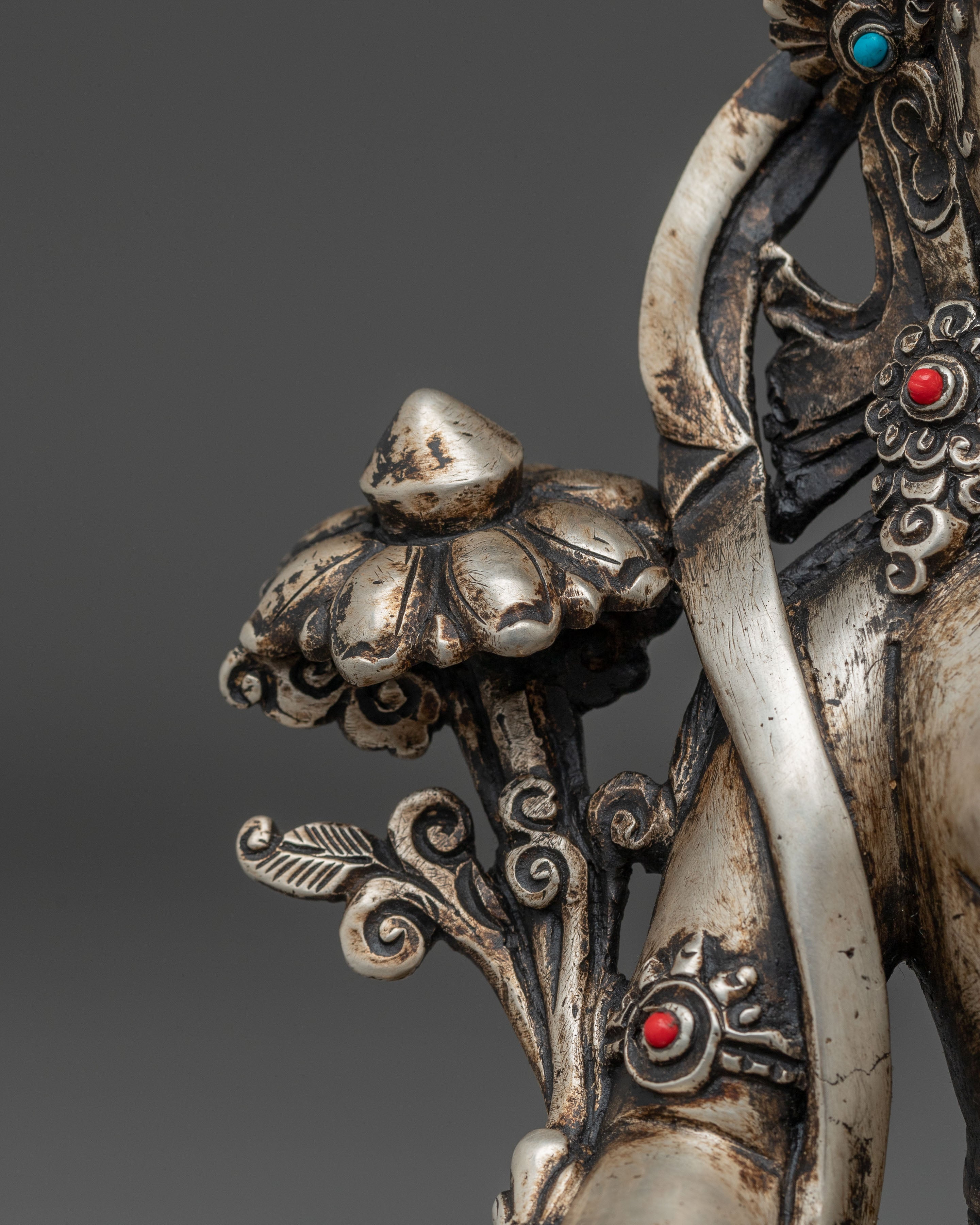 Statue of Goddess White Tara | Buddhist Healing Deity