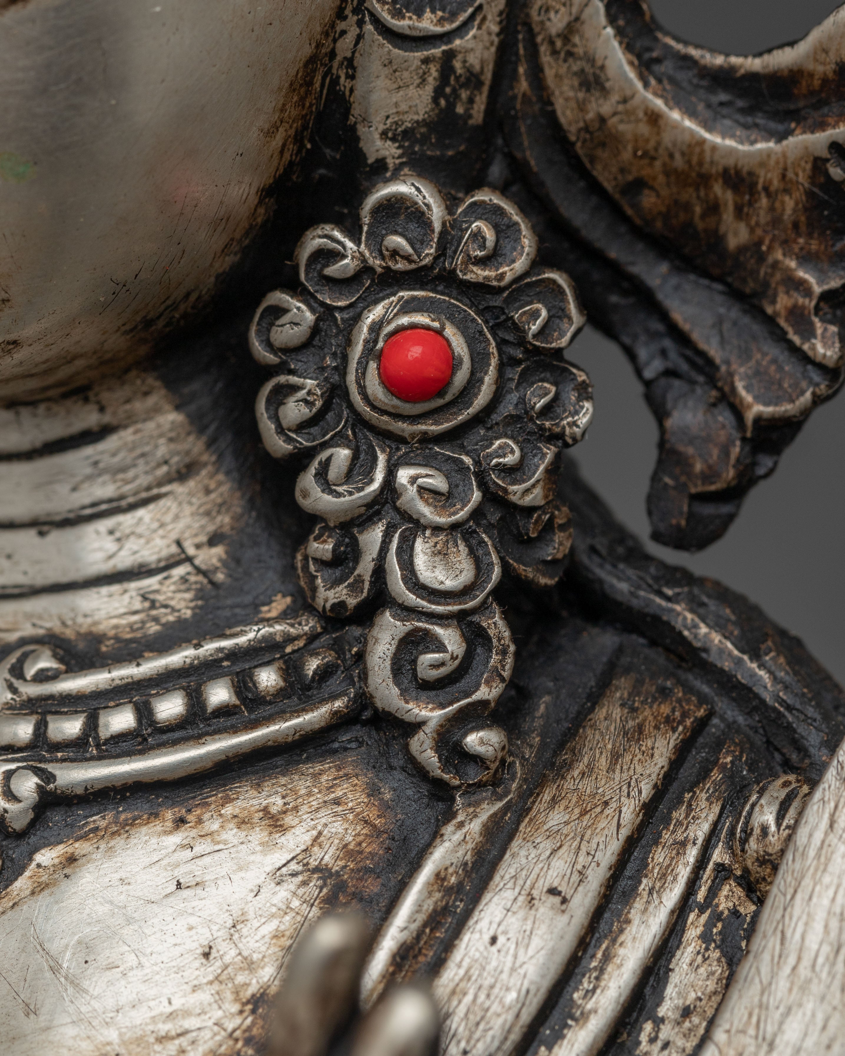 Statue of Goddess White Tara | Buddhist Healing Deity