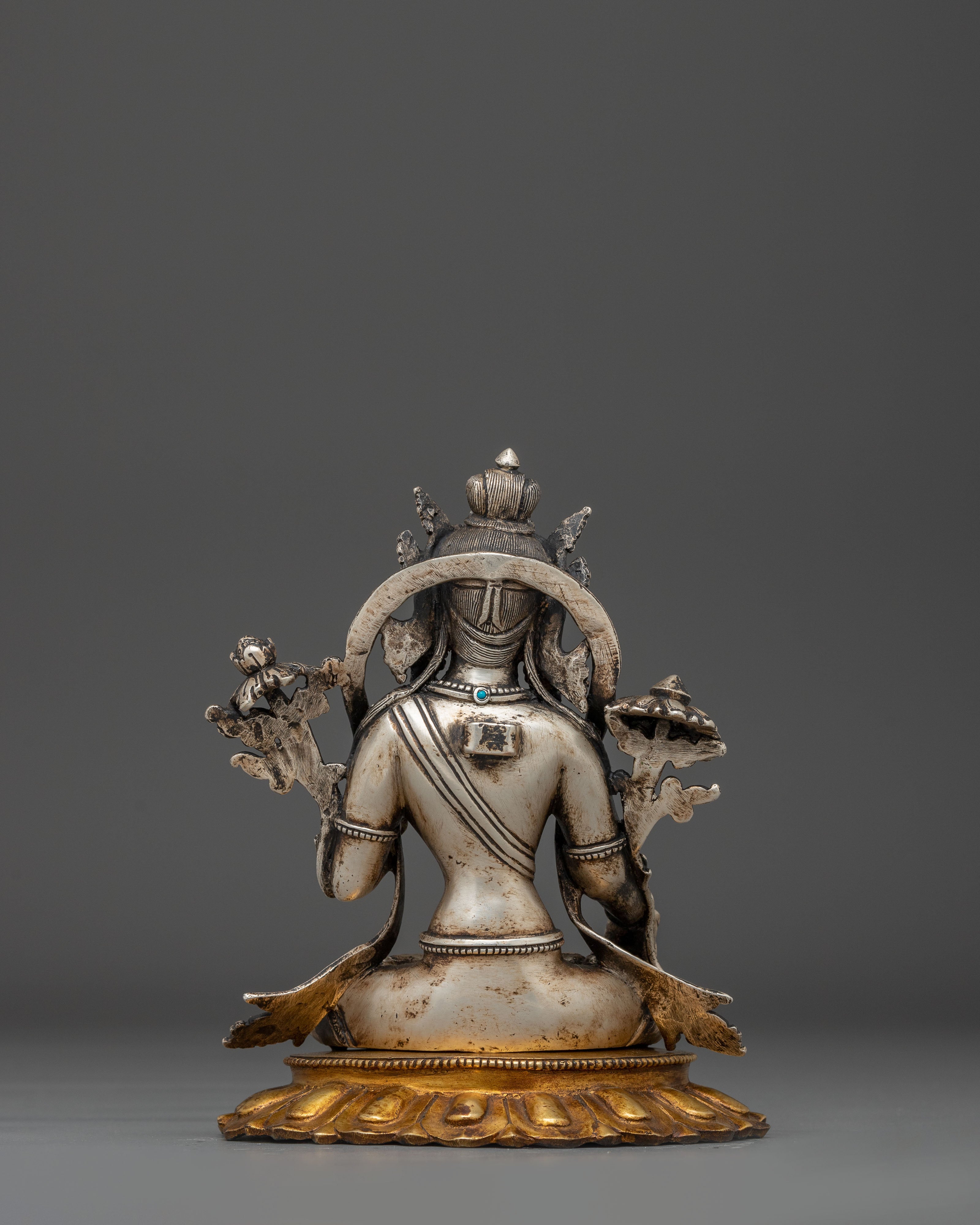 Statue of Goddess White Tara | Buddhist Healing Deity